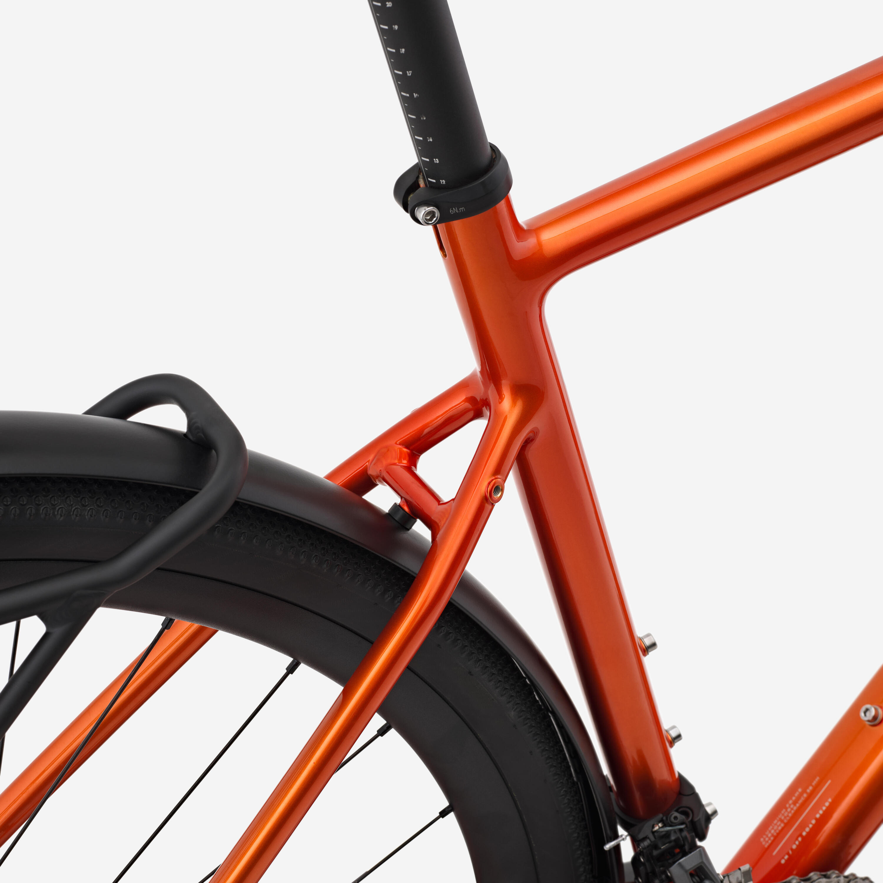 Vélo de route Shimano GRX 2x12v, EDR AF2 Randonneur orange 11/15