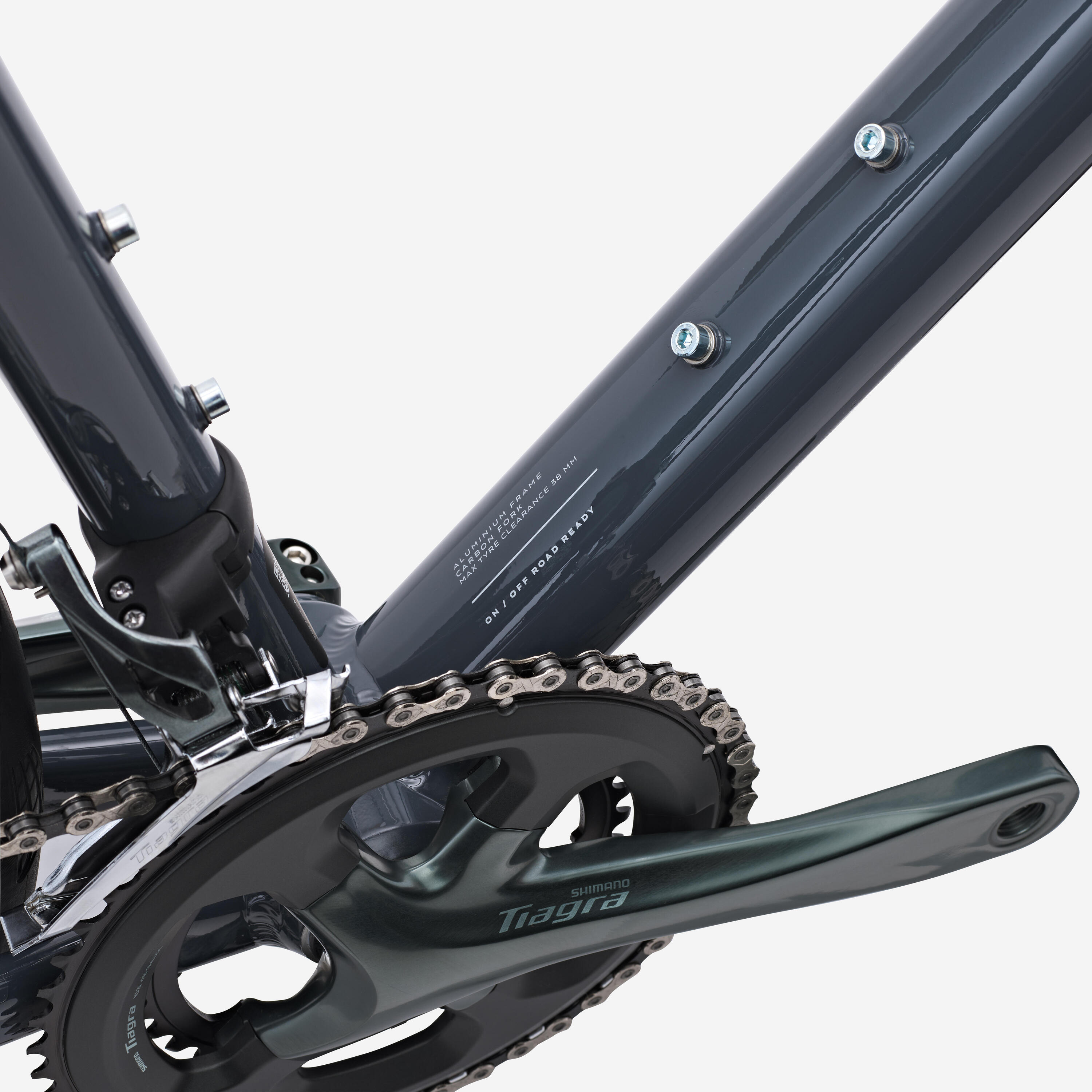 Bici da corsa EDR AF2 Shimano Tiagra 2x10v grigia 9/11