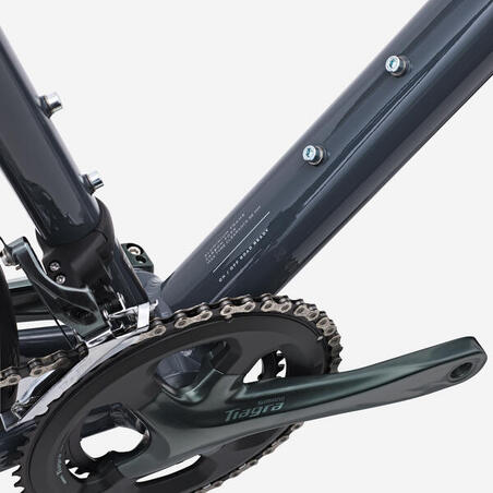 Шосейний велосипед Shimano Tiagra 2×10s EDR AF2 сірий