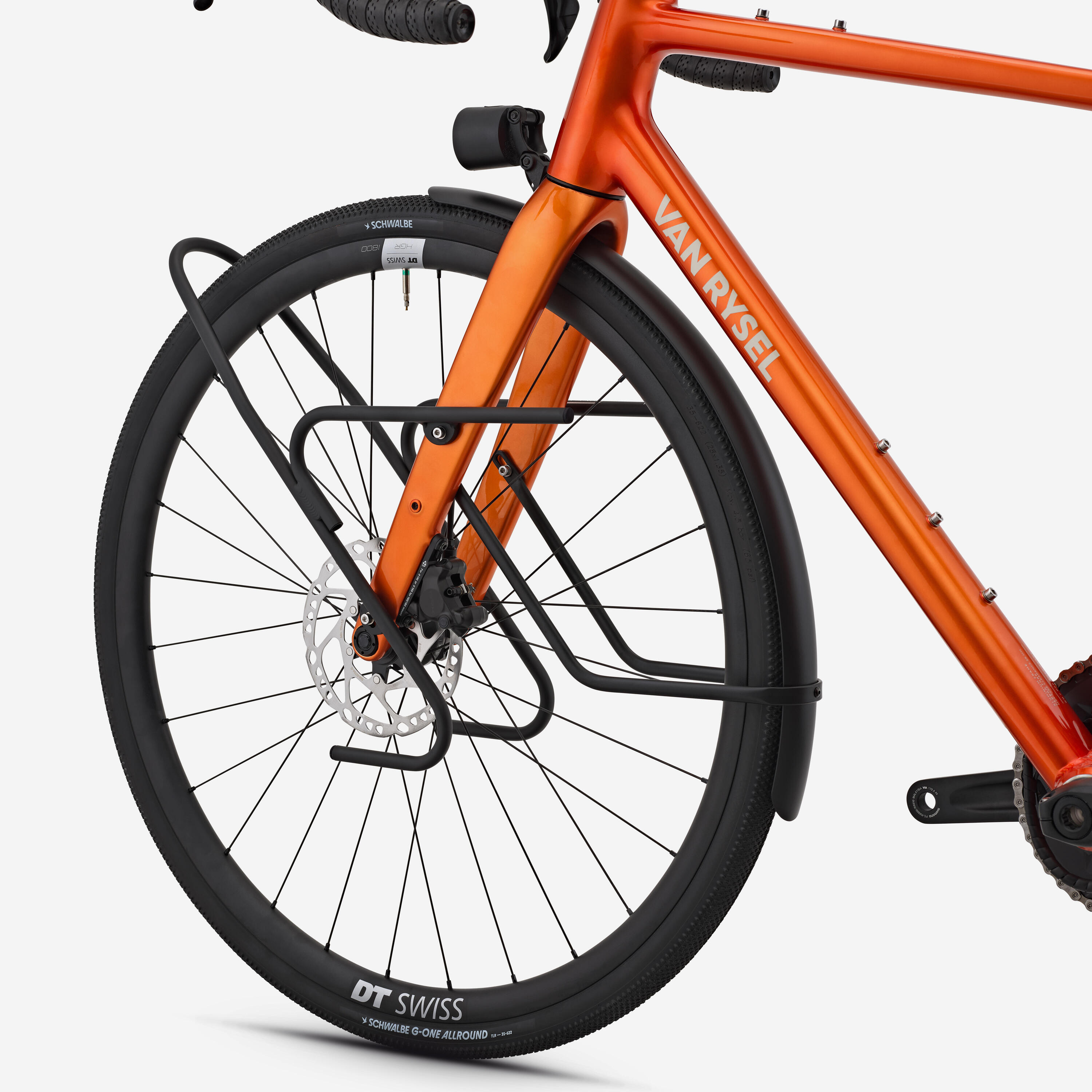 Vélo de route Shimano GRX 2x12v, EDR AF2 Randonneur orange 8/15