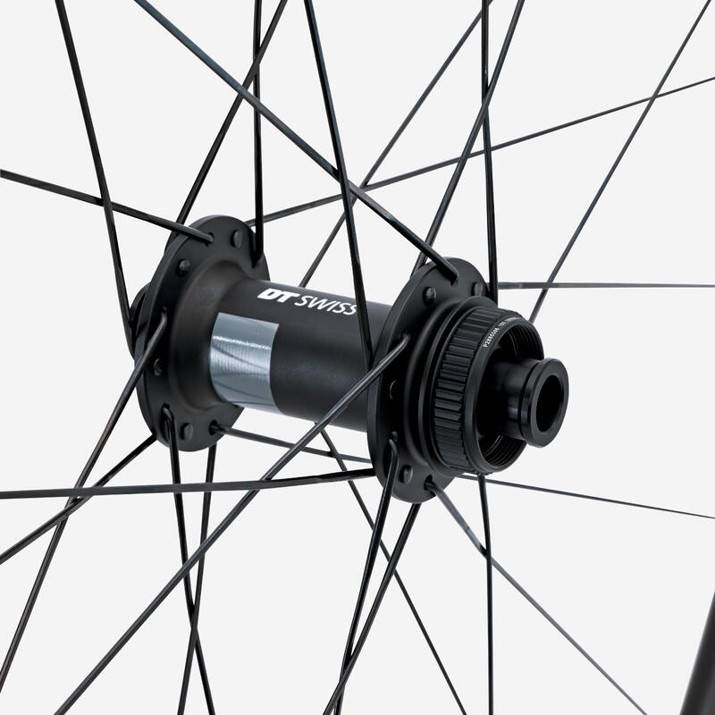 Pár karbonových kol Van Rysel VR 50 SRAM XDR pro silniční a gravel kola 