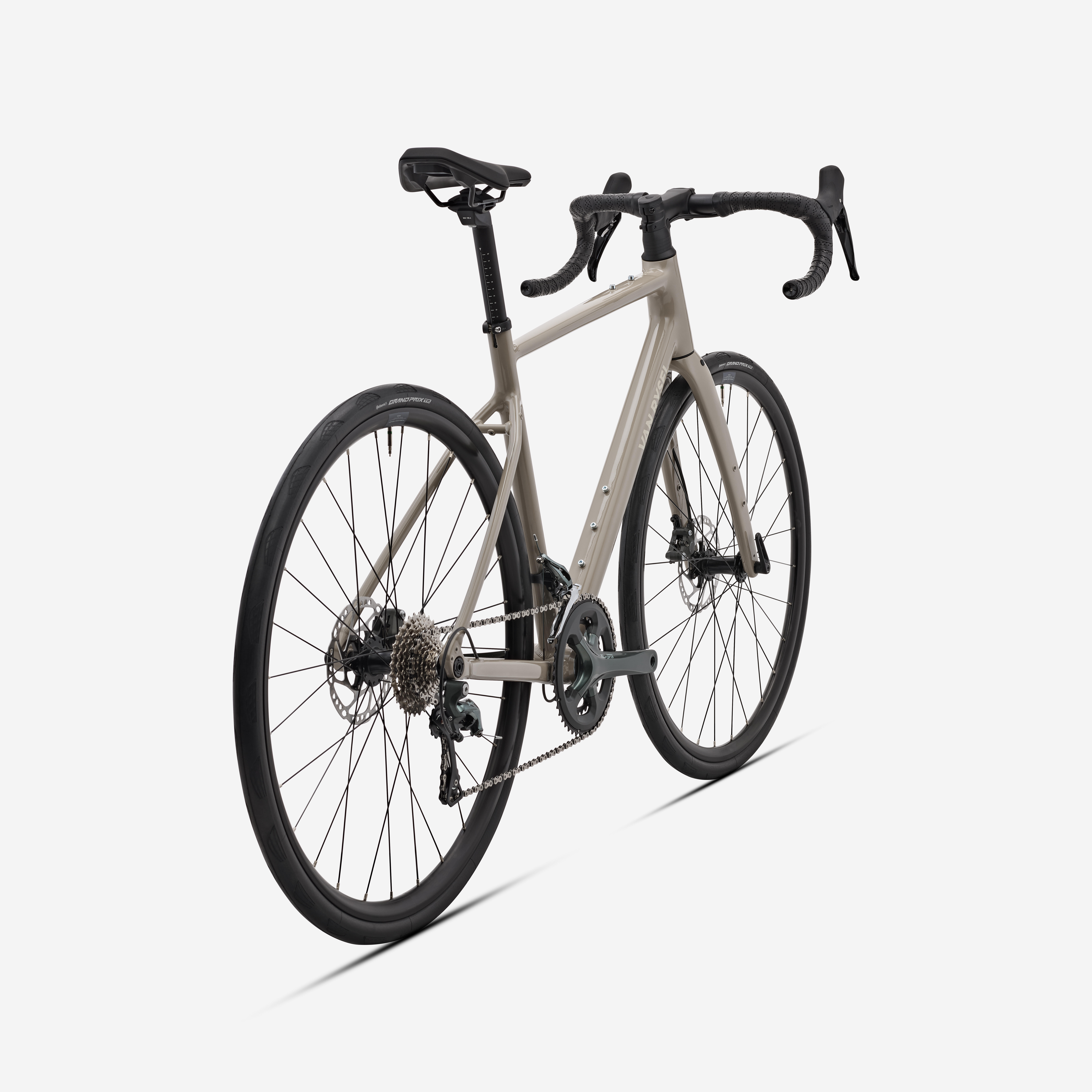 VAN RYSEL Cestný bicykel EDR AF2 Tiagra 2 × 10 béžový XS · záber 4