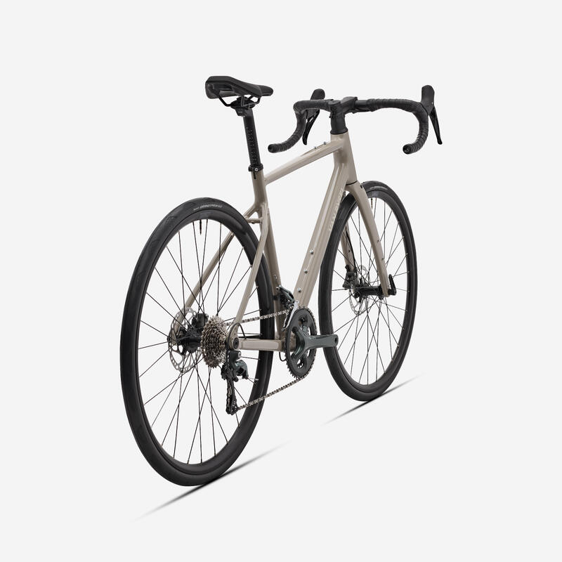 Bicicletă de șosea Shimano Tiagra 2x10v, EDR AF2 Bej