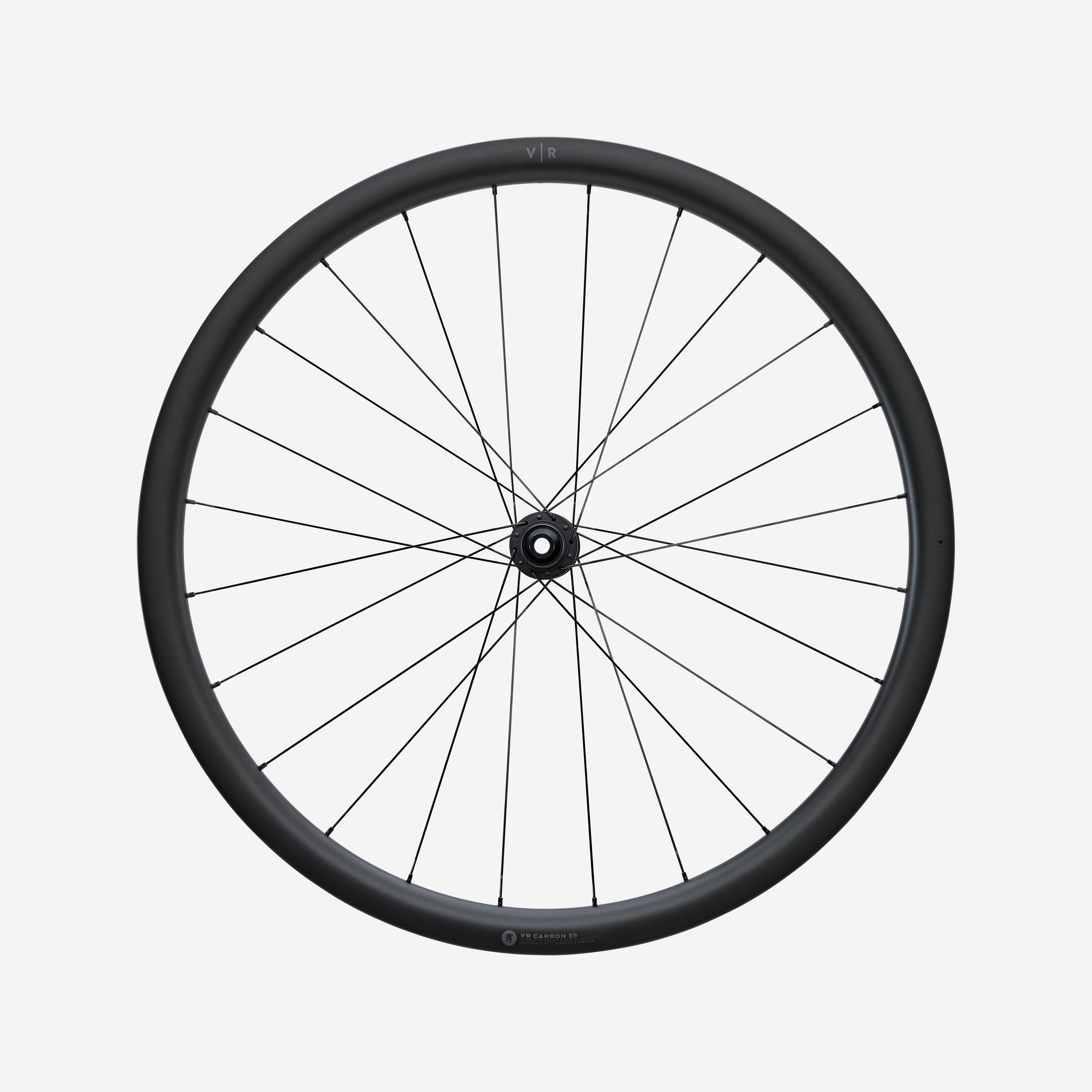 Ruedas bicicleta carbono carretera/gravel Van Rysel 35 compatible Sram XDR 2/6