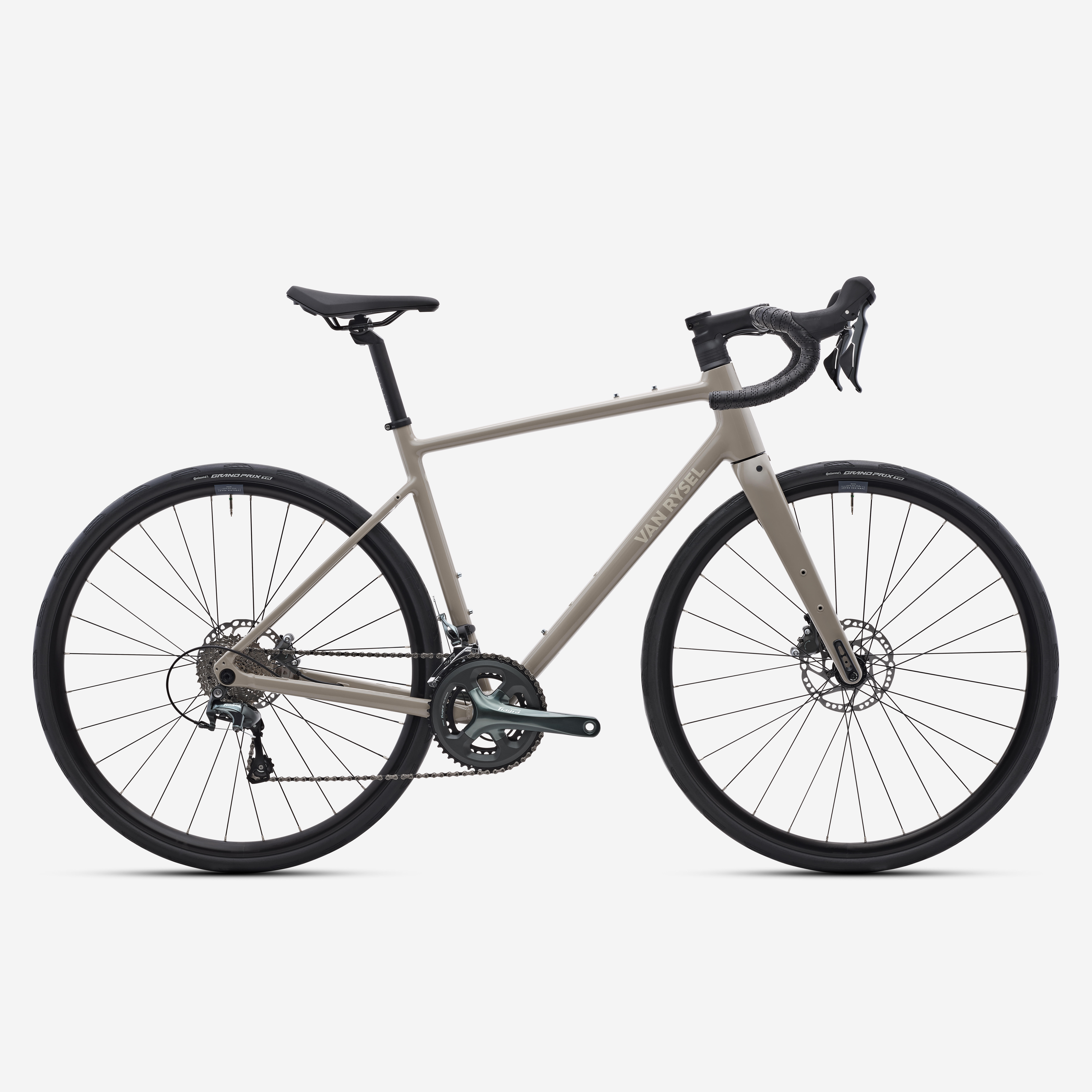 Vélo de route Shimano Tiagra 2x10v, EDR AF2 Beige