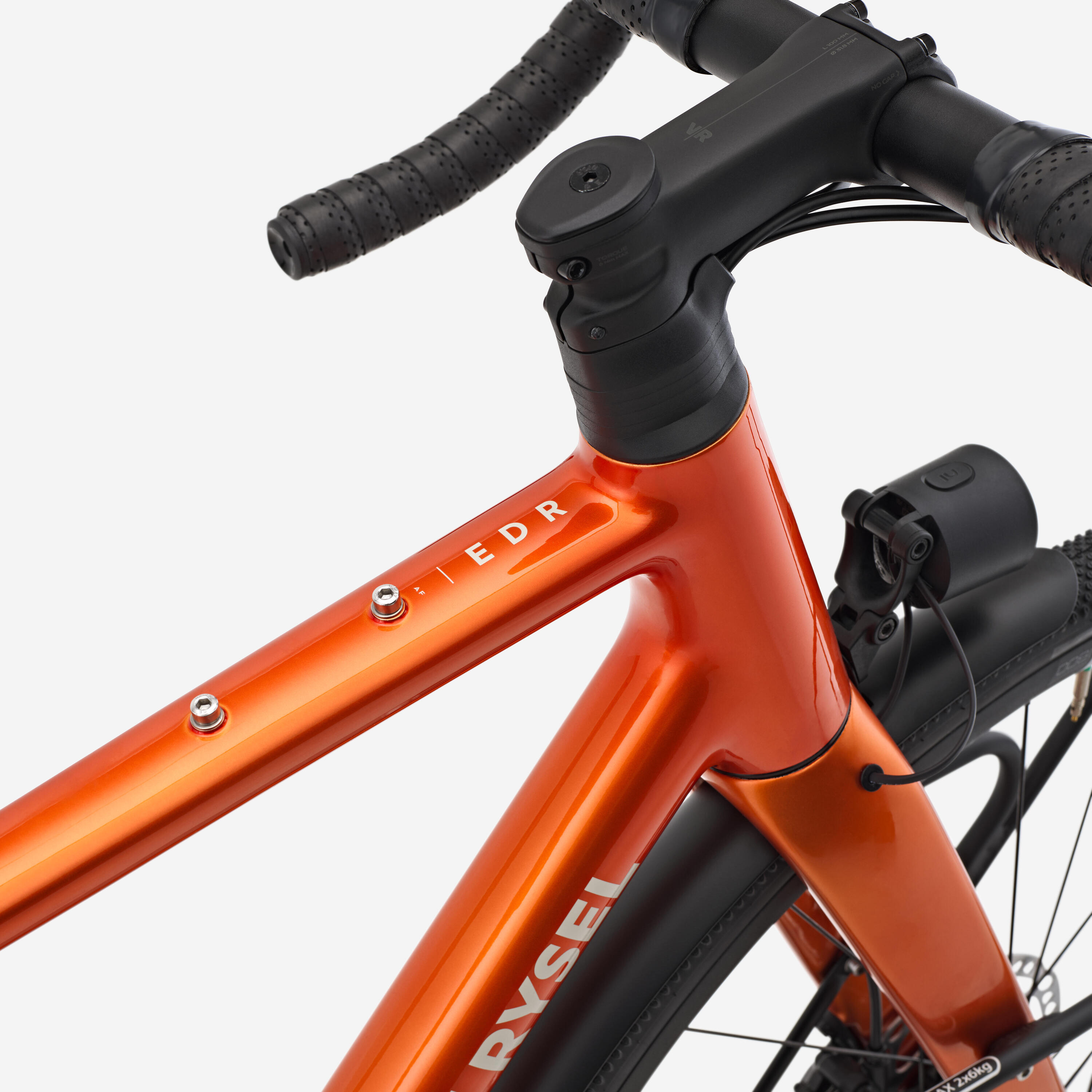Vélo de route Shimano GRX 2x12v, EDR AF2 Randonneur orange 12/15