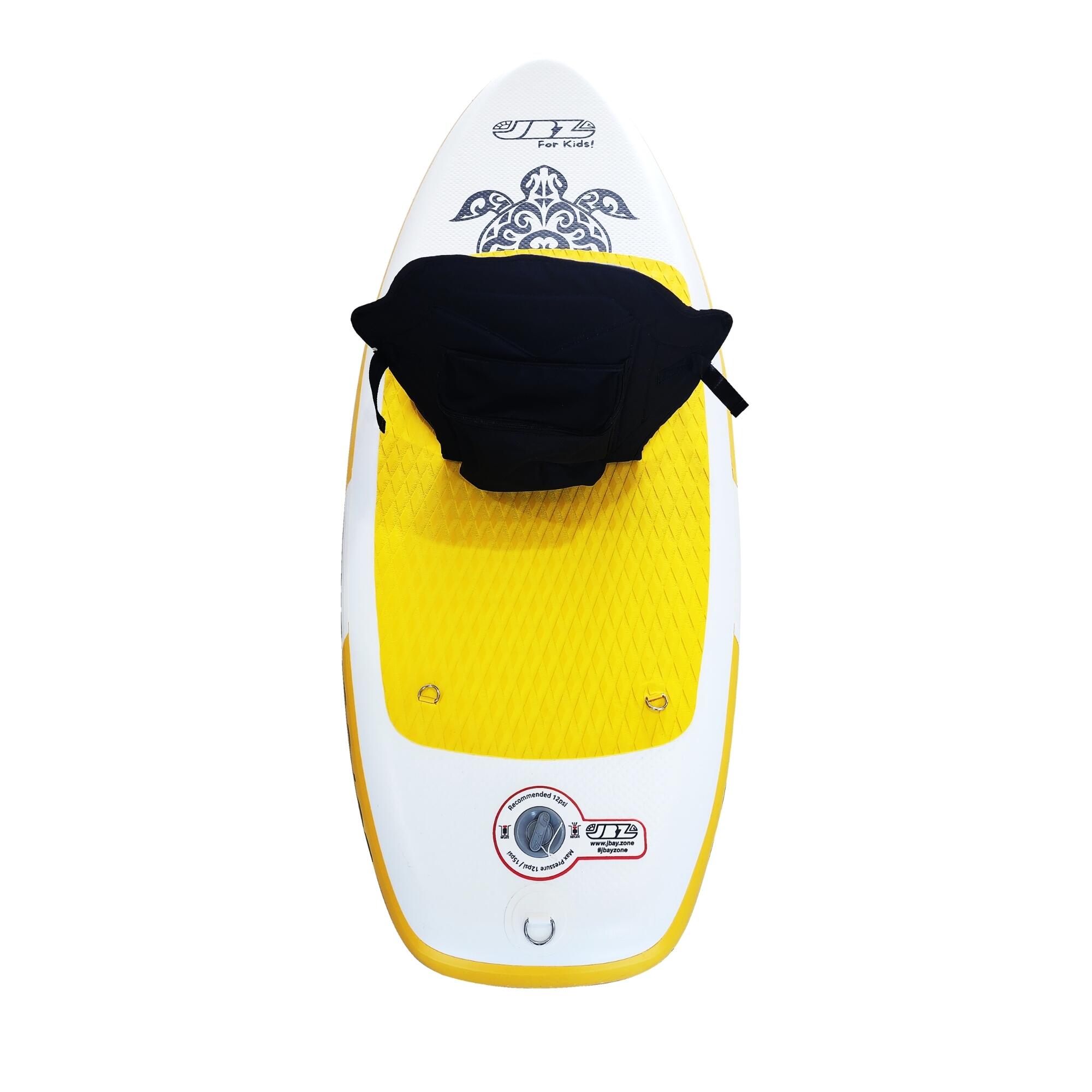 SUP gonfiabile bambini KD260 Jbay.Zone 5'9" giallo 13/15