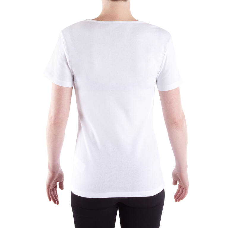 Women's Fitness T-Shirt 100 - White