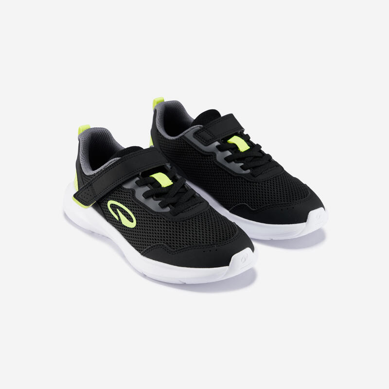 Încălțăminte sport, cu velcro, respirantă și ușoară, Play Sporty, negru, copii