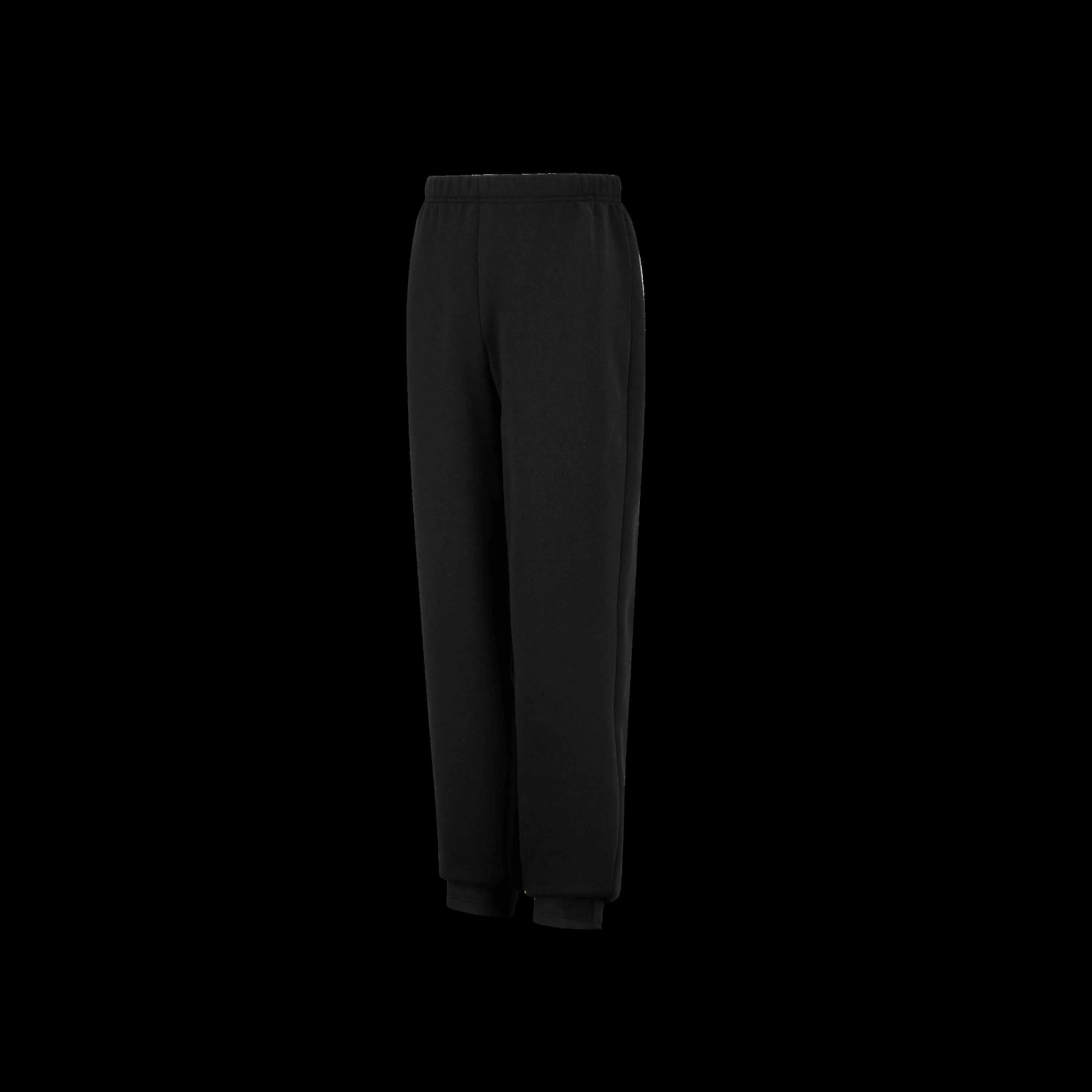 Pantalon de trening călduros din fleece, negru, copii 13/20