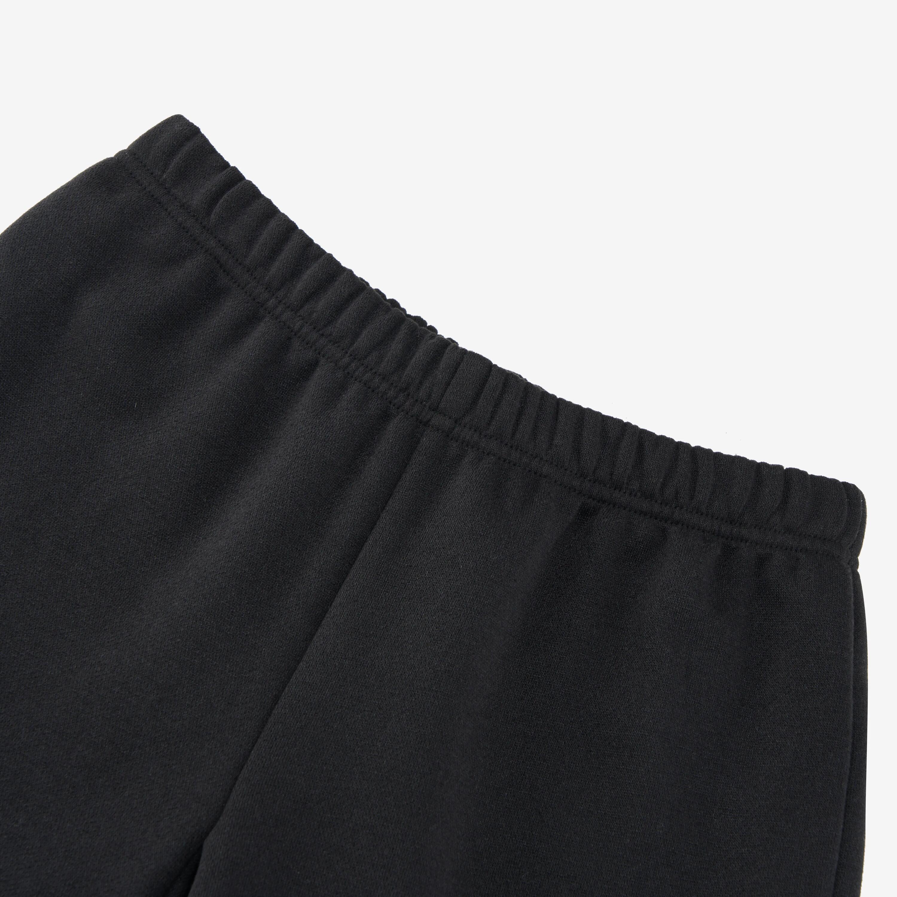 Pantalon de trening călduros din fleece, negru, copii 17/20
