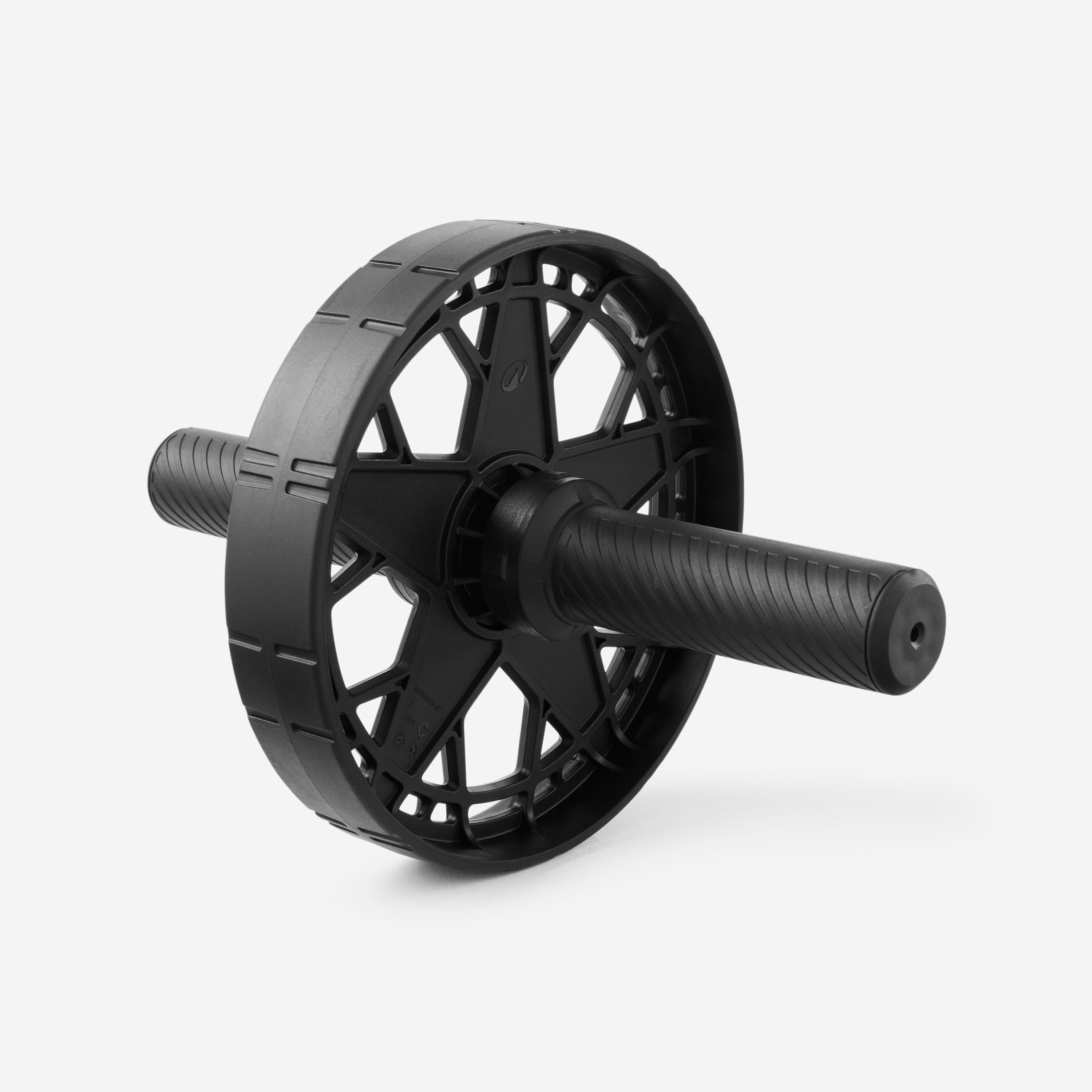 Compact Collapsible Ab Wheel - Black
