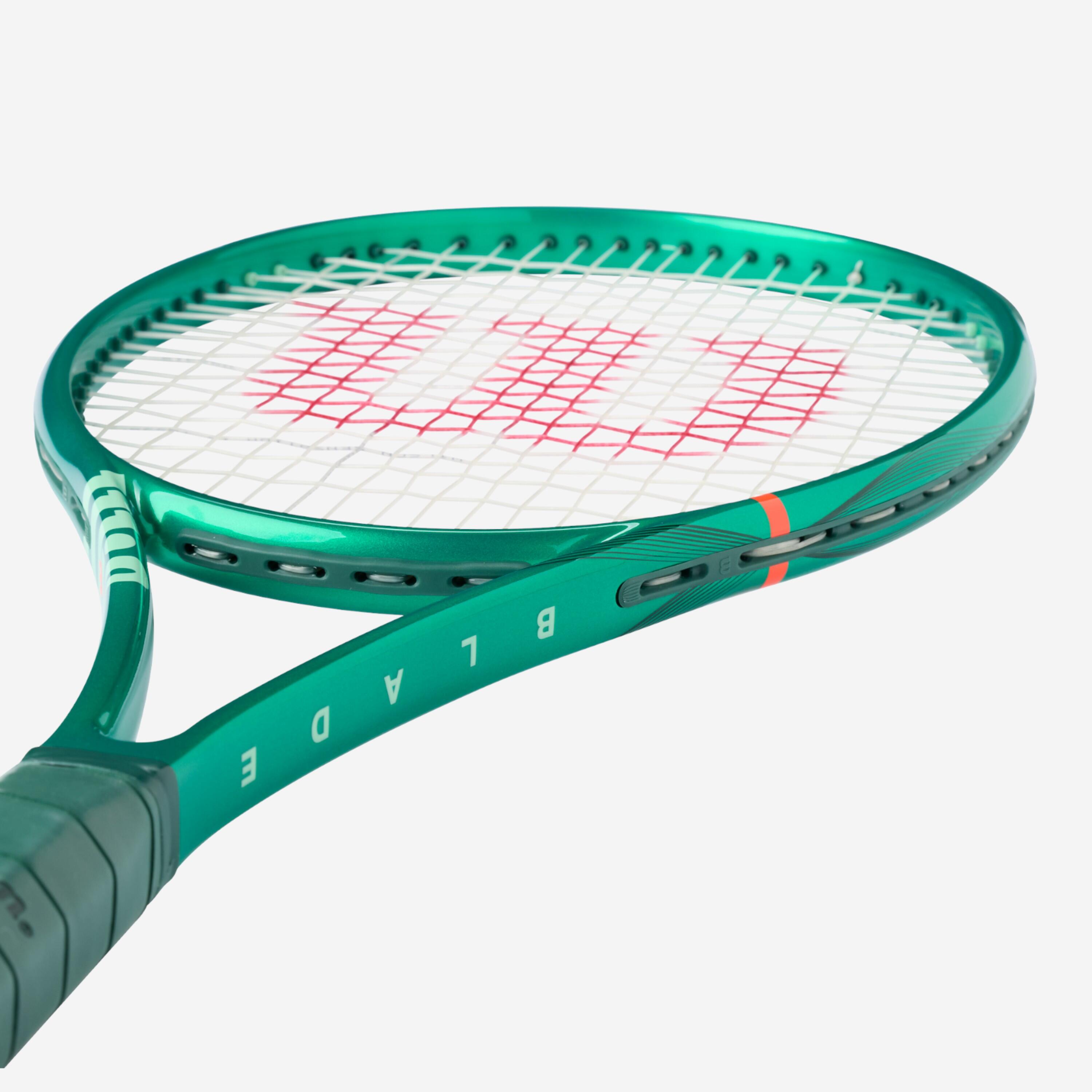 Wilson Blade 98 16x19 v10 Tennisschläger, 305g unbesaitet, Erwachsene grün 4/6