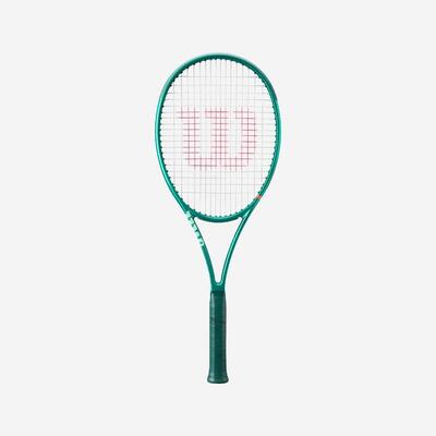 Tennisracket voor volwassenen blade 98 16x19 v10 onbespannen 305 gram groen