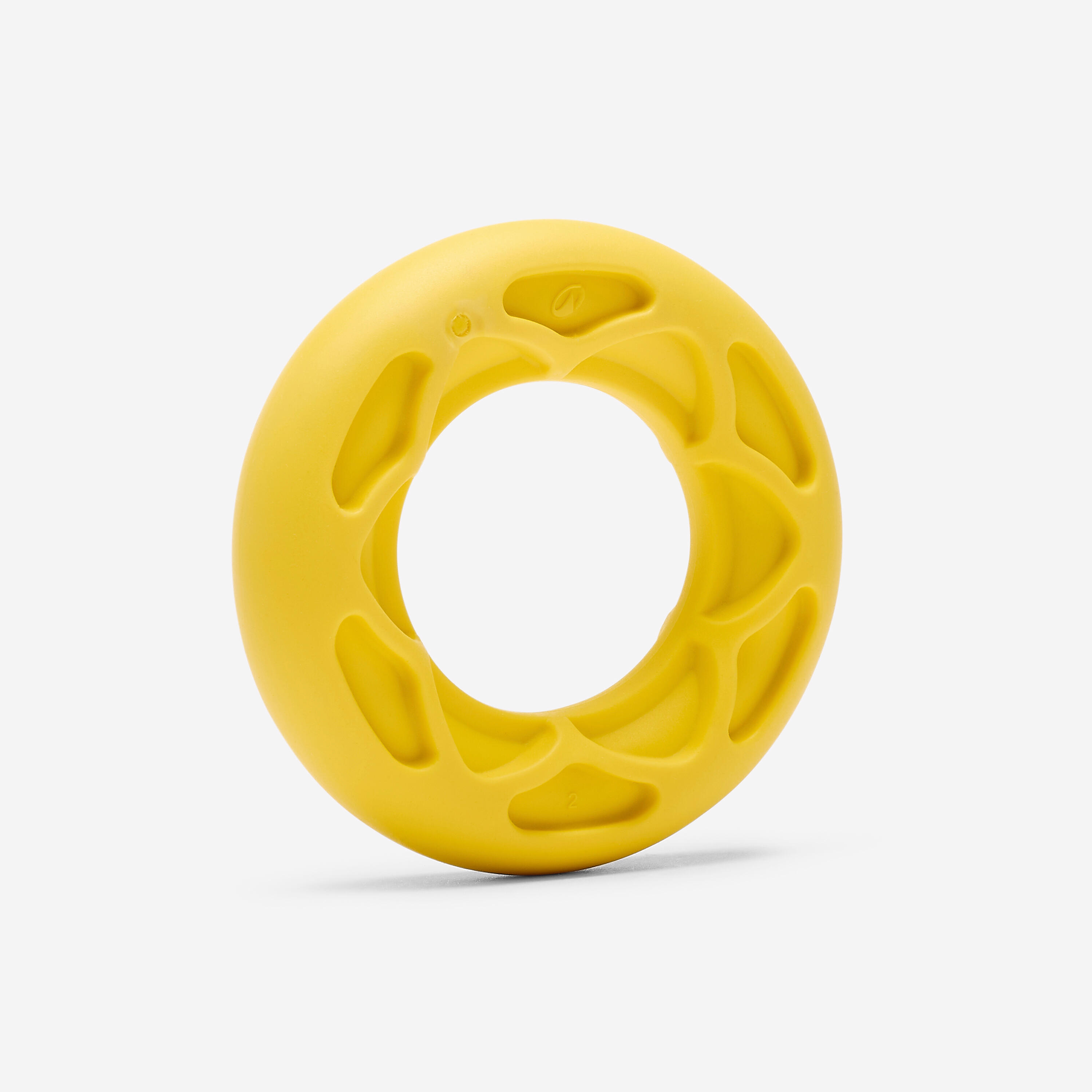 Medium-resistance weight training handgrip 25 kg, yellow