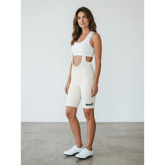 Spodenki rowerowe damskie Quest Bib Pure Beige
