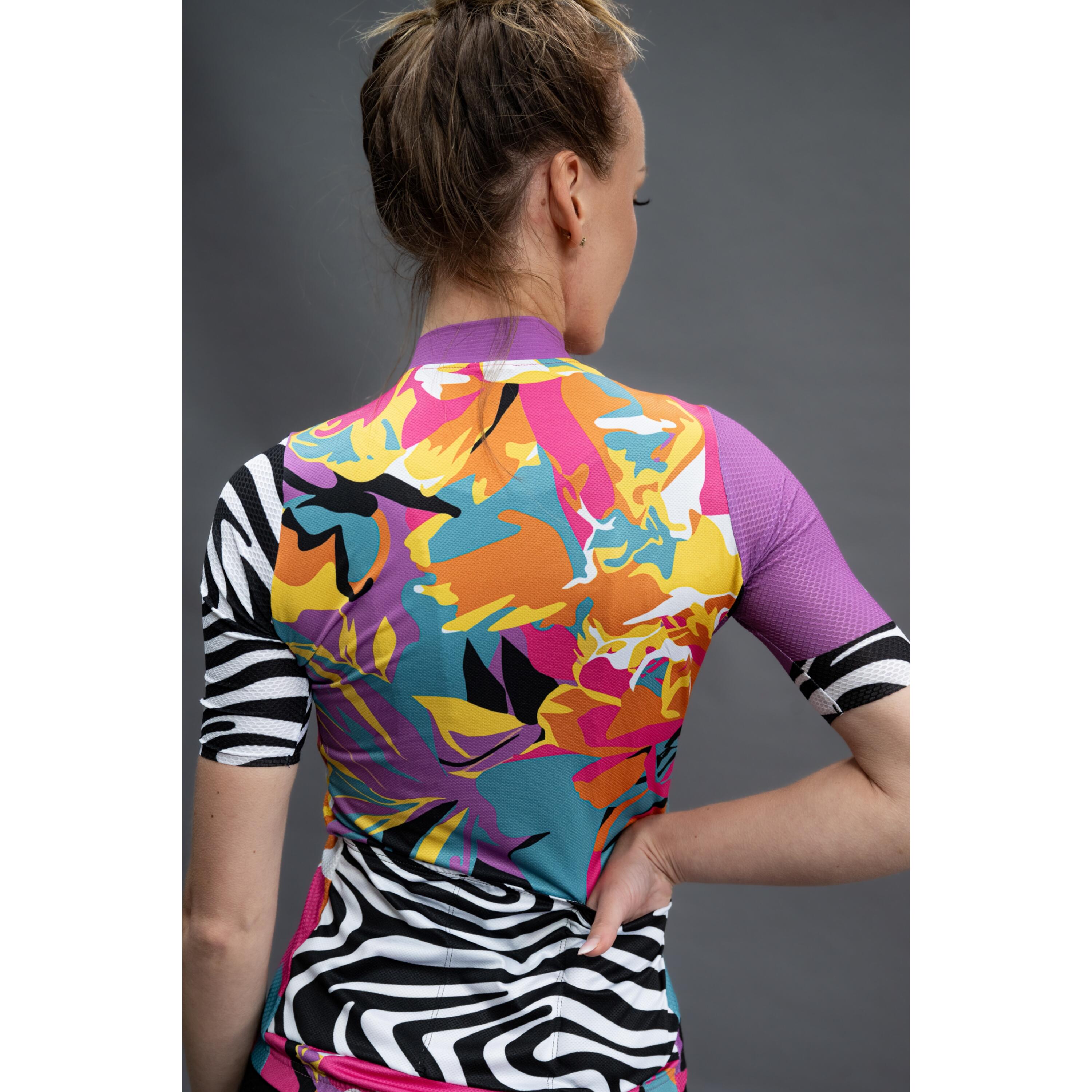 Koszulka rowerowa damska Quest Zebra 3/5