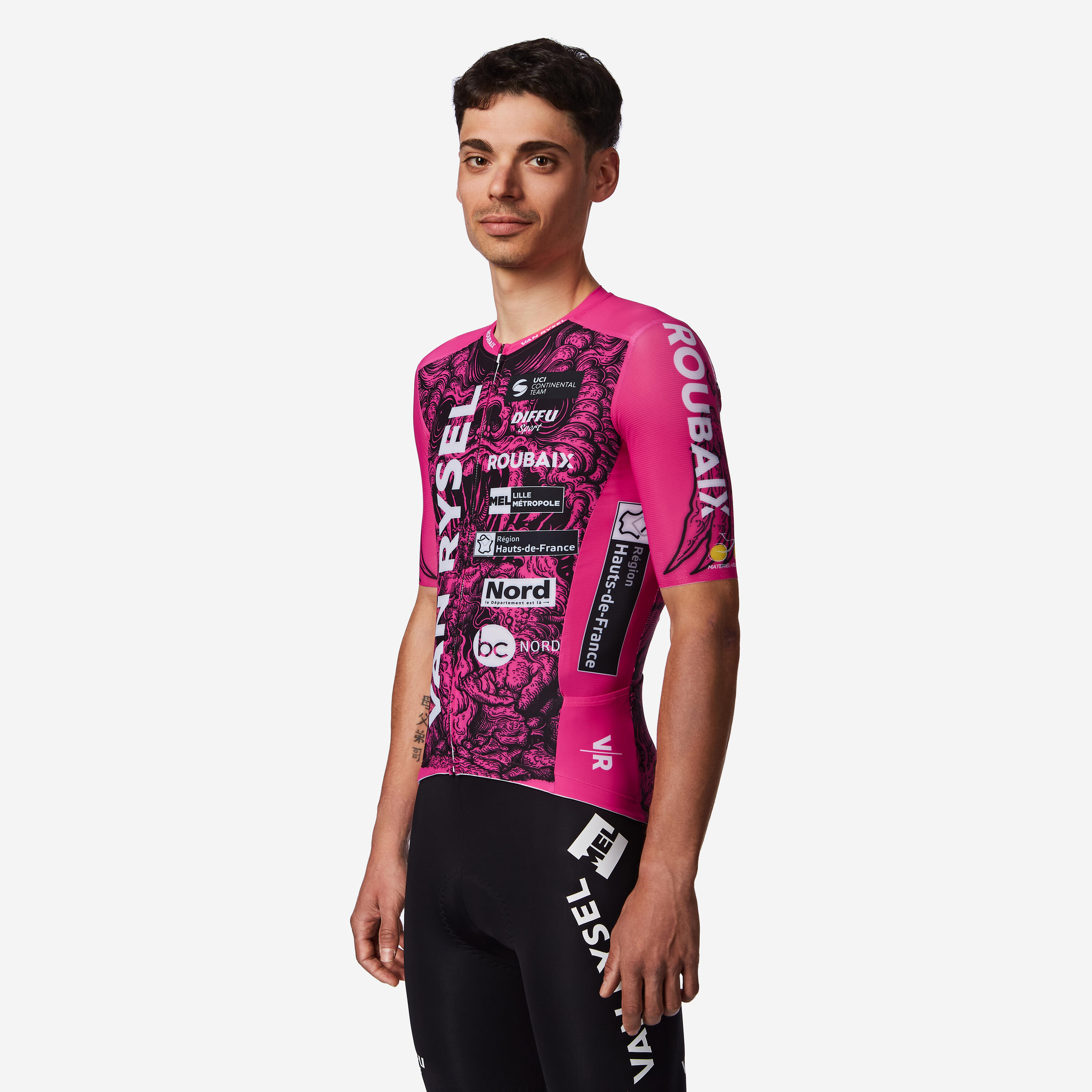 Maillot de vélo de route à manches courtes réplique de Van Rysel Roubaix, RCR-R 9/9