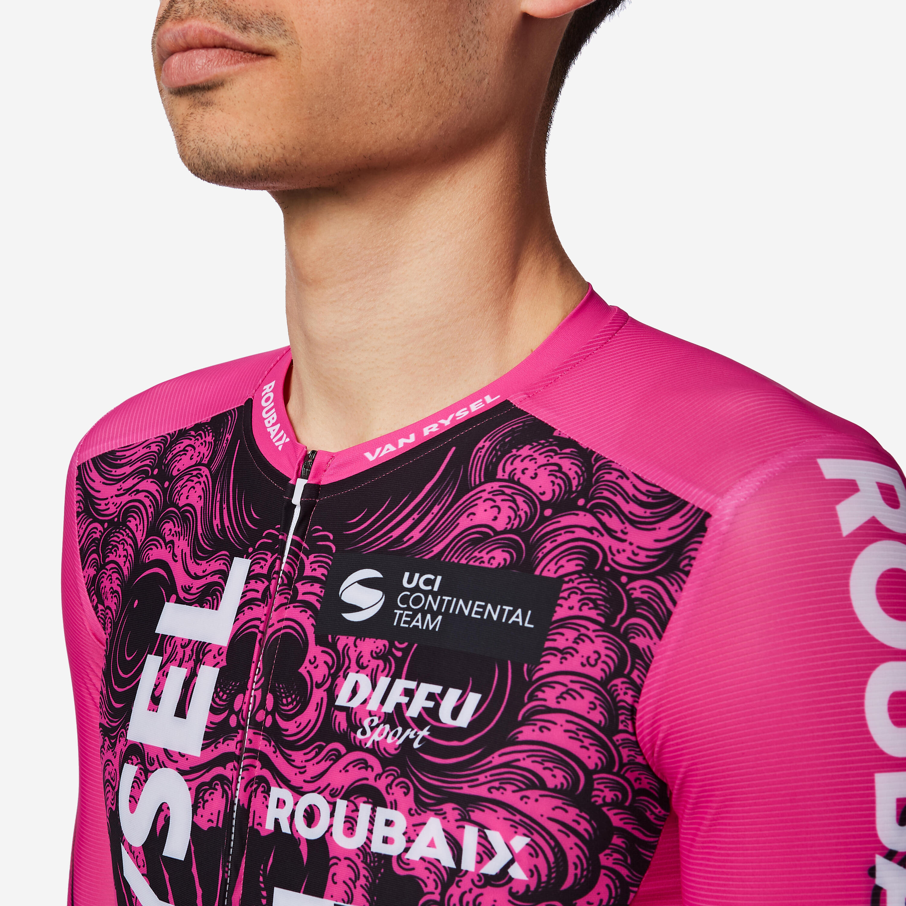 Maillot de vélo de route à manches courtes réplique de Van Rysel Roubaix, RCR-R 7/9