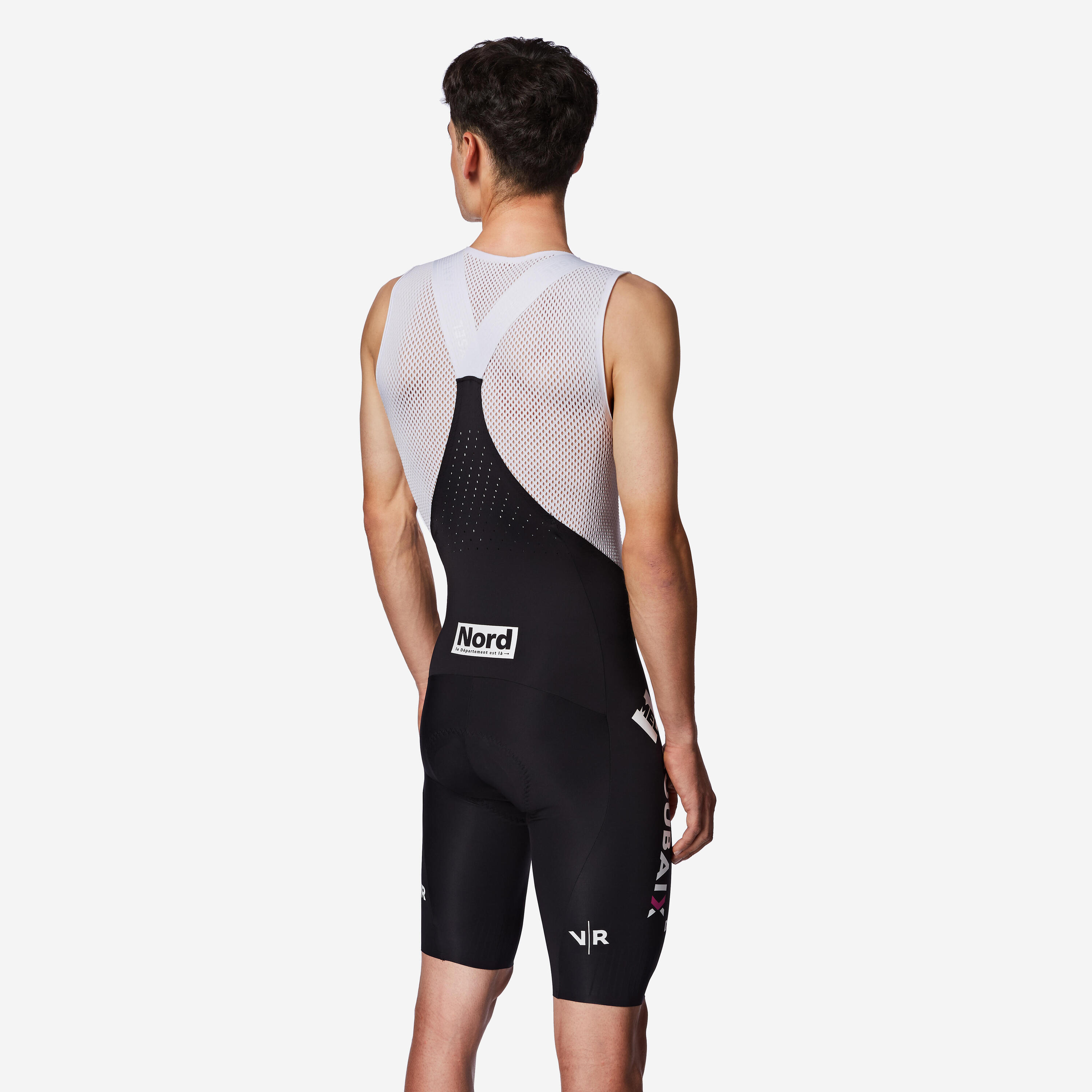 Rennradhose unisex kurz mit Trägern „RCR-R 5“ Van Rysel Roubaix Replica