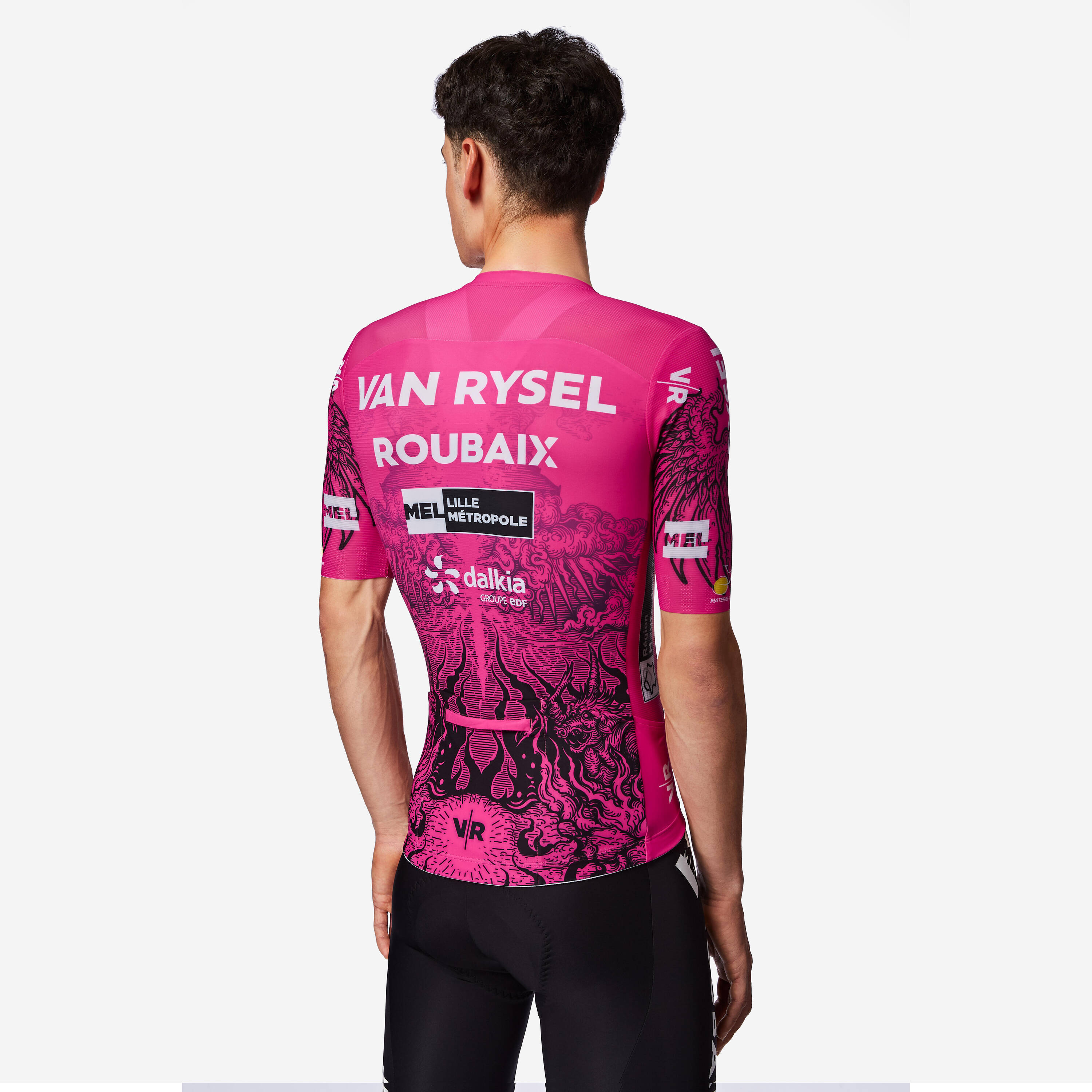 Short-sleeved road cycling jersey, RCR-R VAN RYSEL ROUBAIX Replica -  4