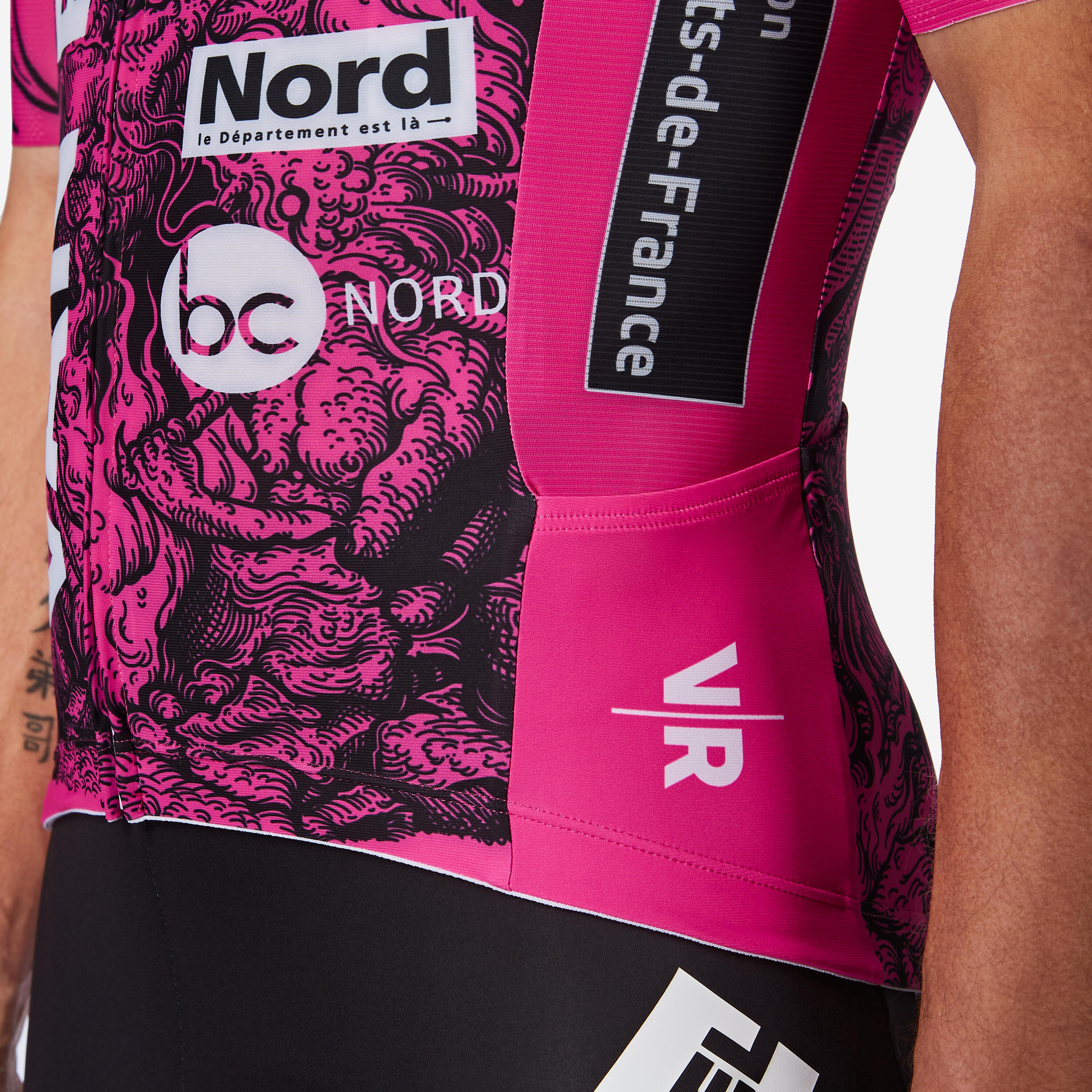 Maillot de vélo de route à manches courtes réplique de Van Rysel Roubaix, RCR-R 6/9