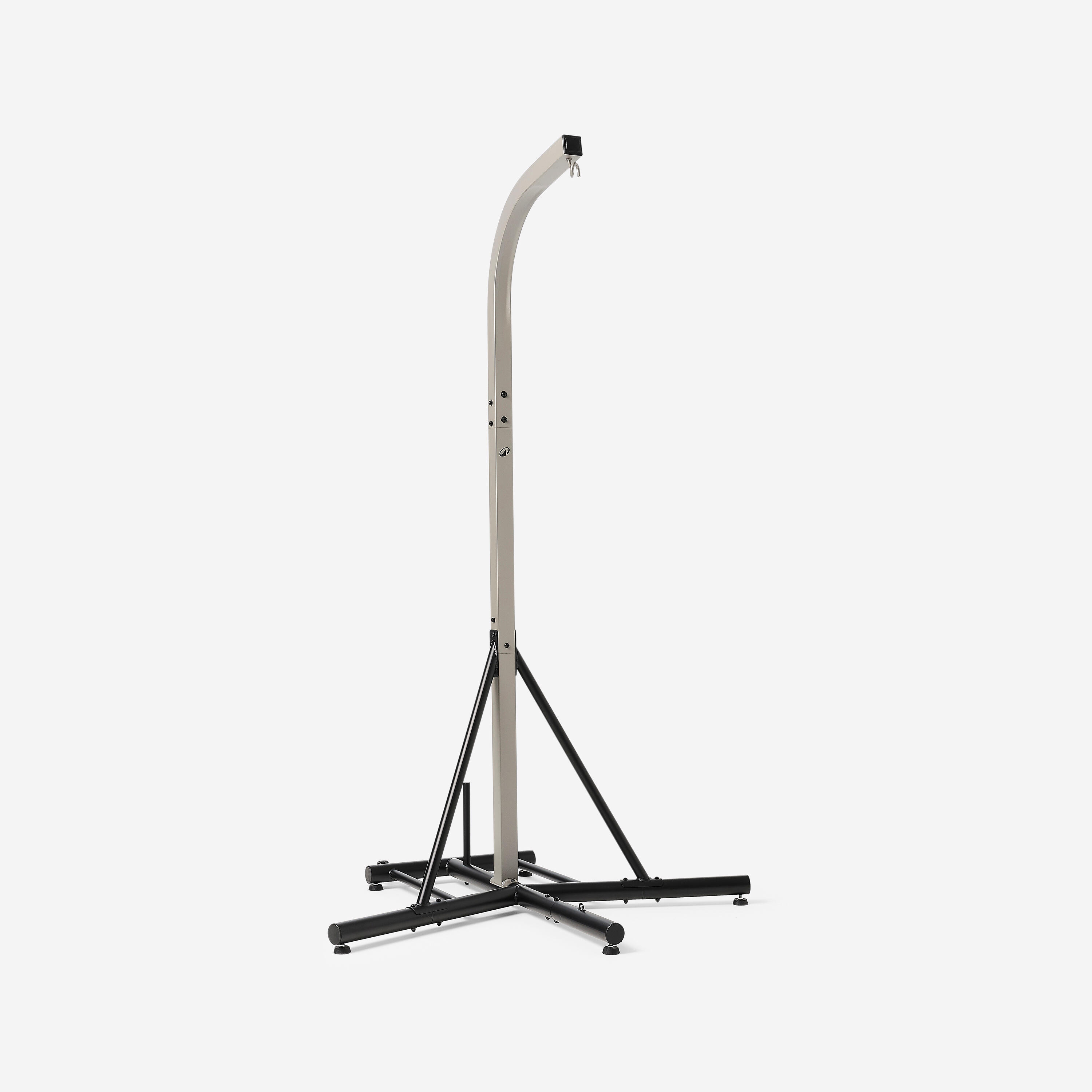 Free-standing steel punching bag stand