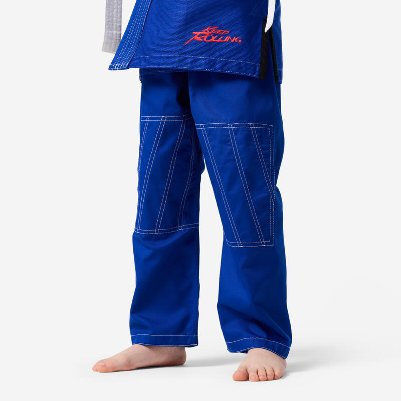 Kimono de JJB rezistent 350 g/m² albastru, copii
