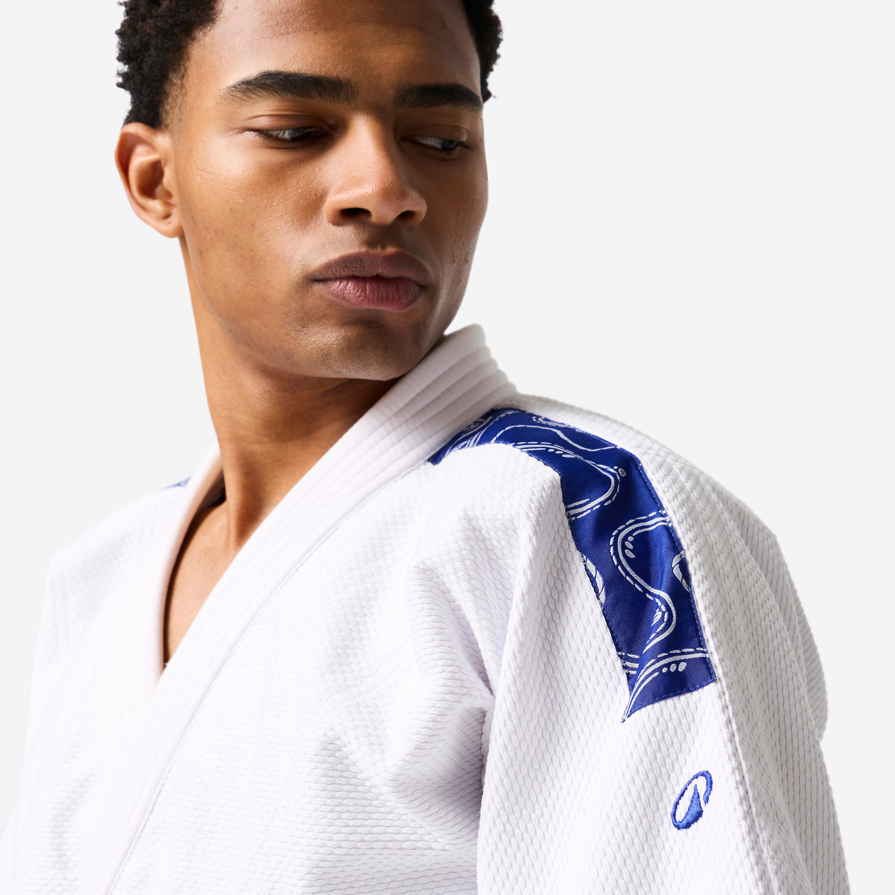Kimono Judo Adultos Blanco 550 g/m² Resistente 2/7