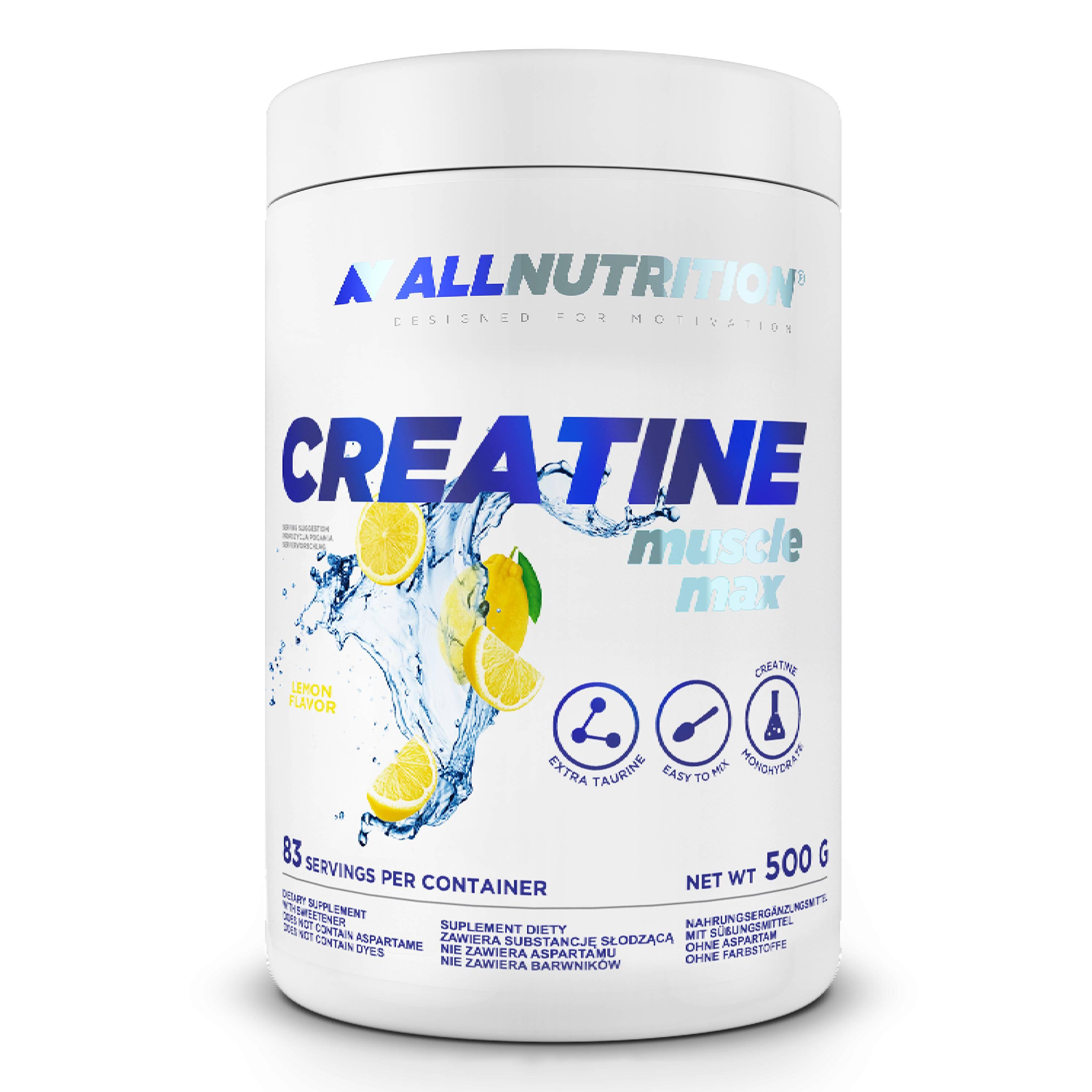 Kreatyna CREATINE MUSCLE MAX 500 g - CYTRYNA