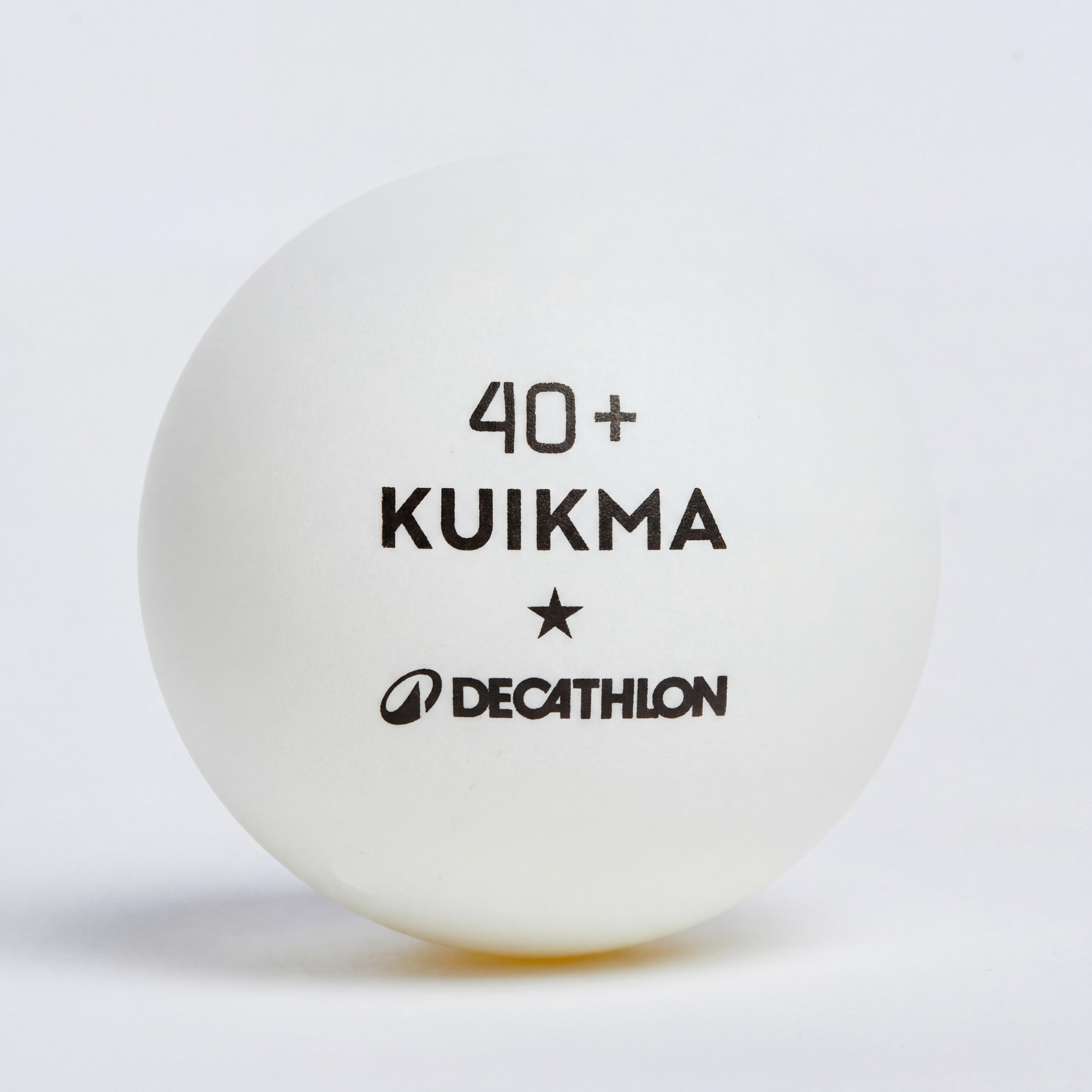 Table Tennis Balls x72 1* 40+ - TTB 100 White - PONGORI