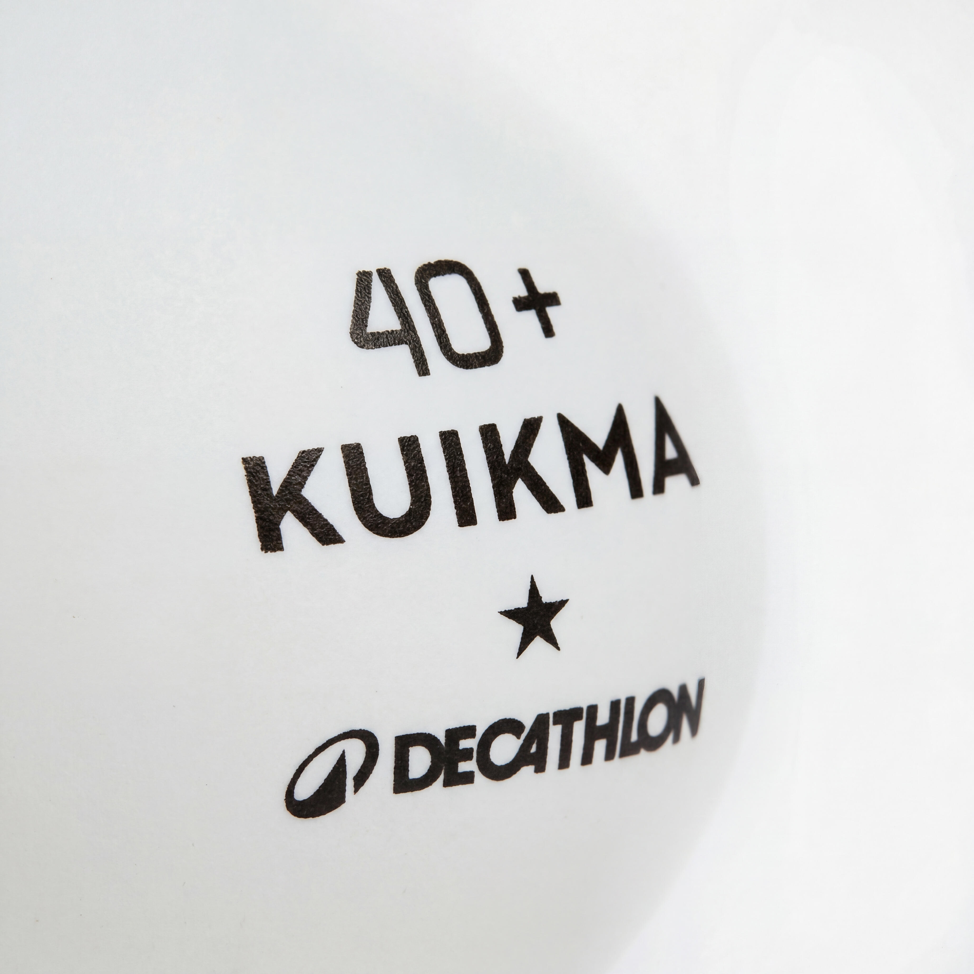 Table Tennis Balls x72 1* 40+ - TTB 100 White - PONGORI