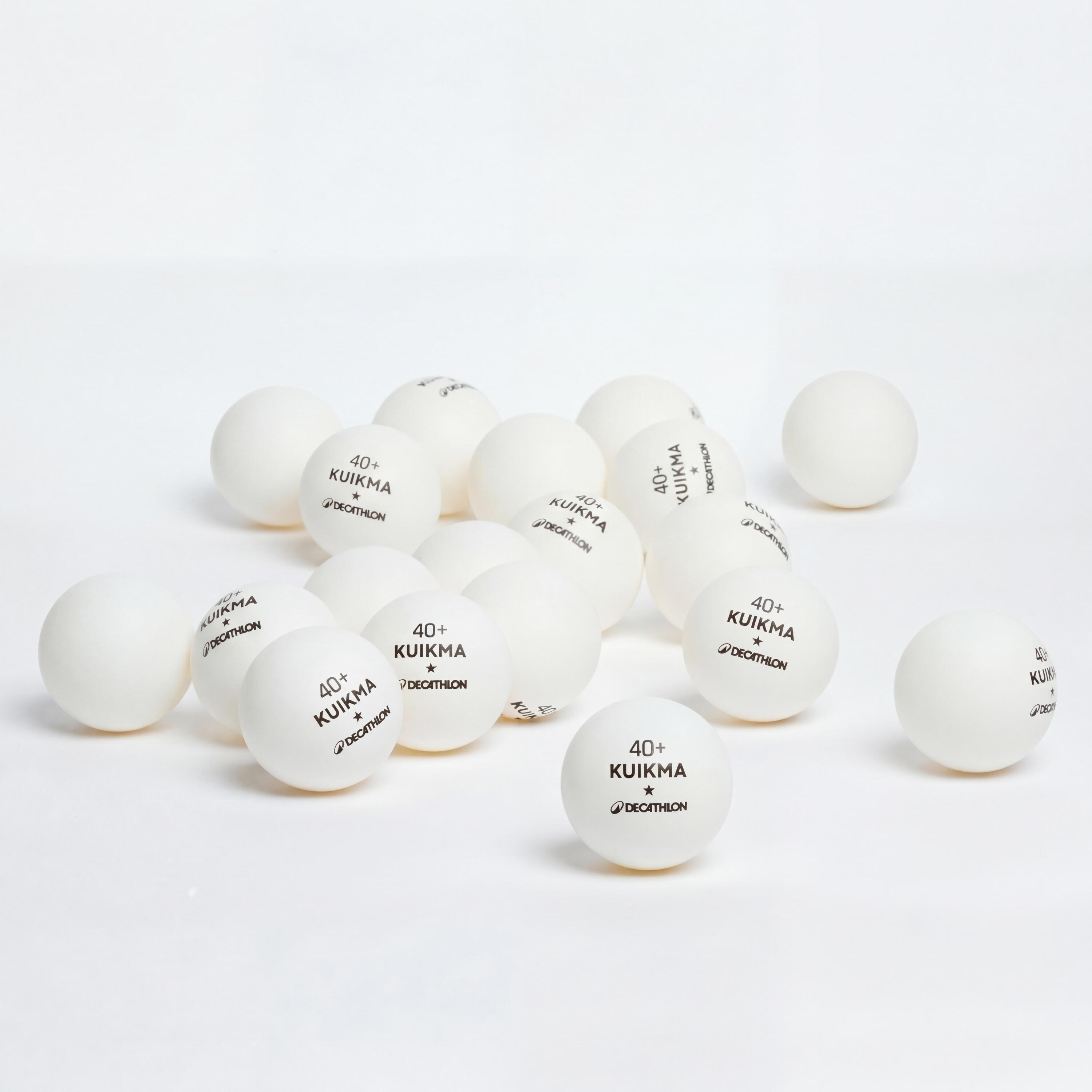 Balles de tennis de table  - TTB 100 blanc 3/8