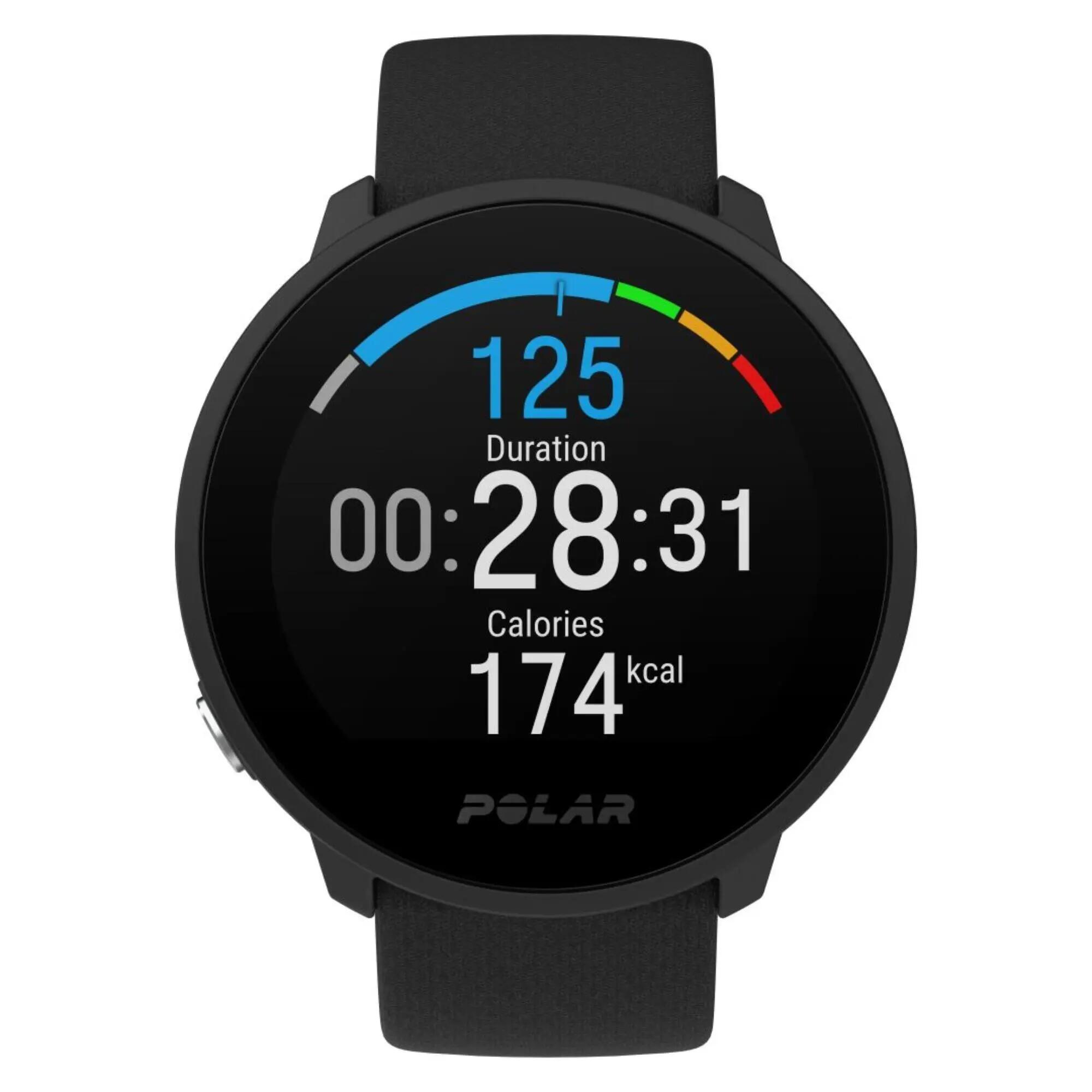 Reloj inteligente de entrenamiento para Adulto Polar Unite - Negro 3/6