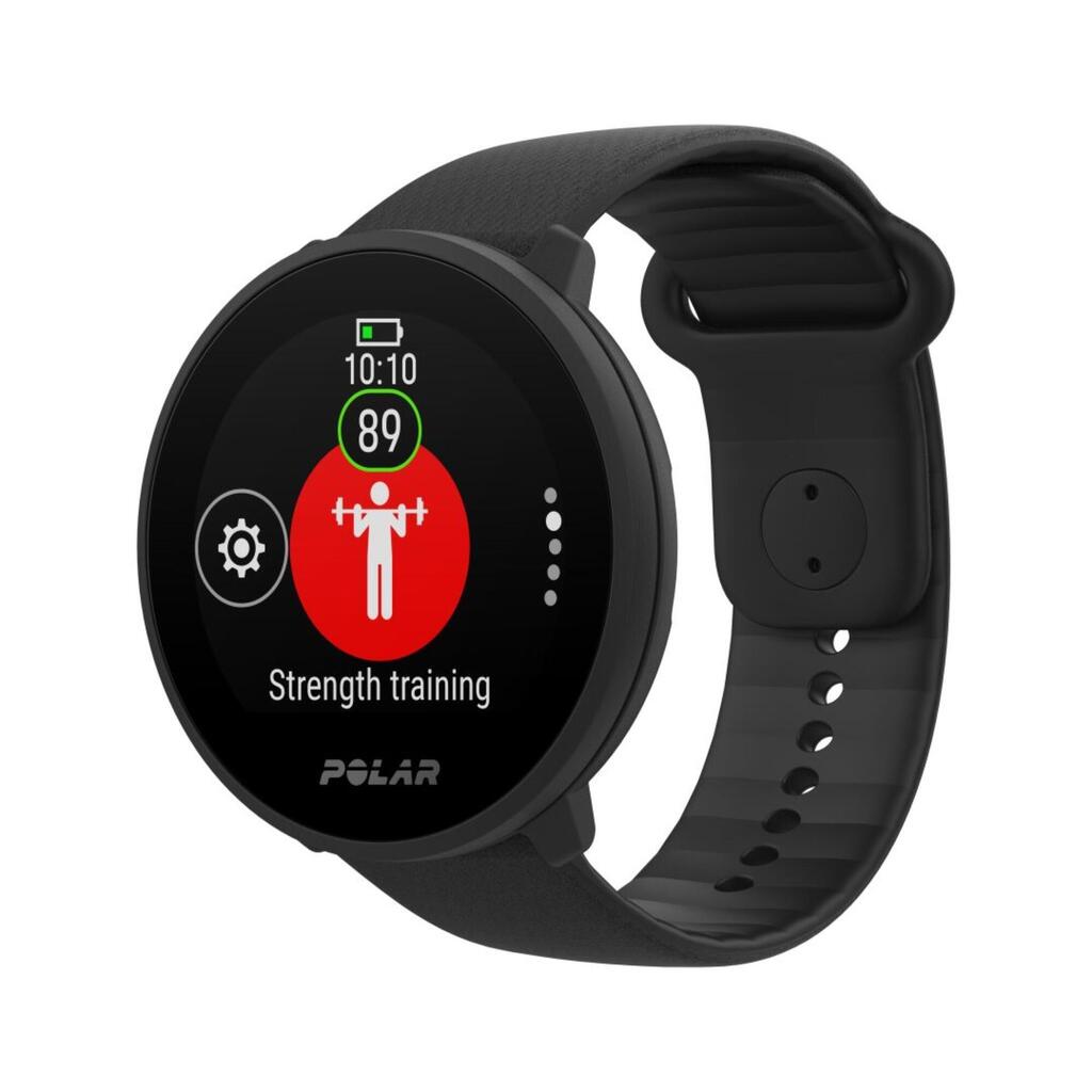 Reloj inteligente de entrenamiento para Adulto Polar Unite - Negro