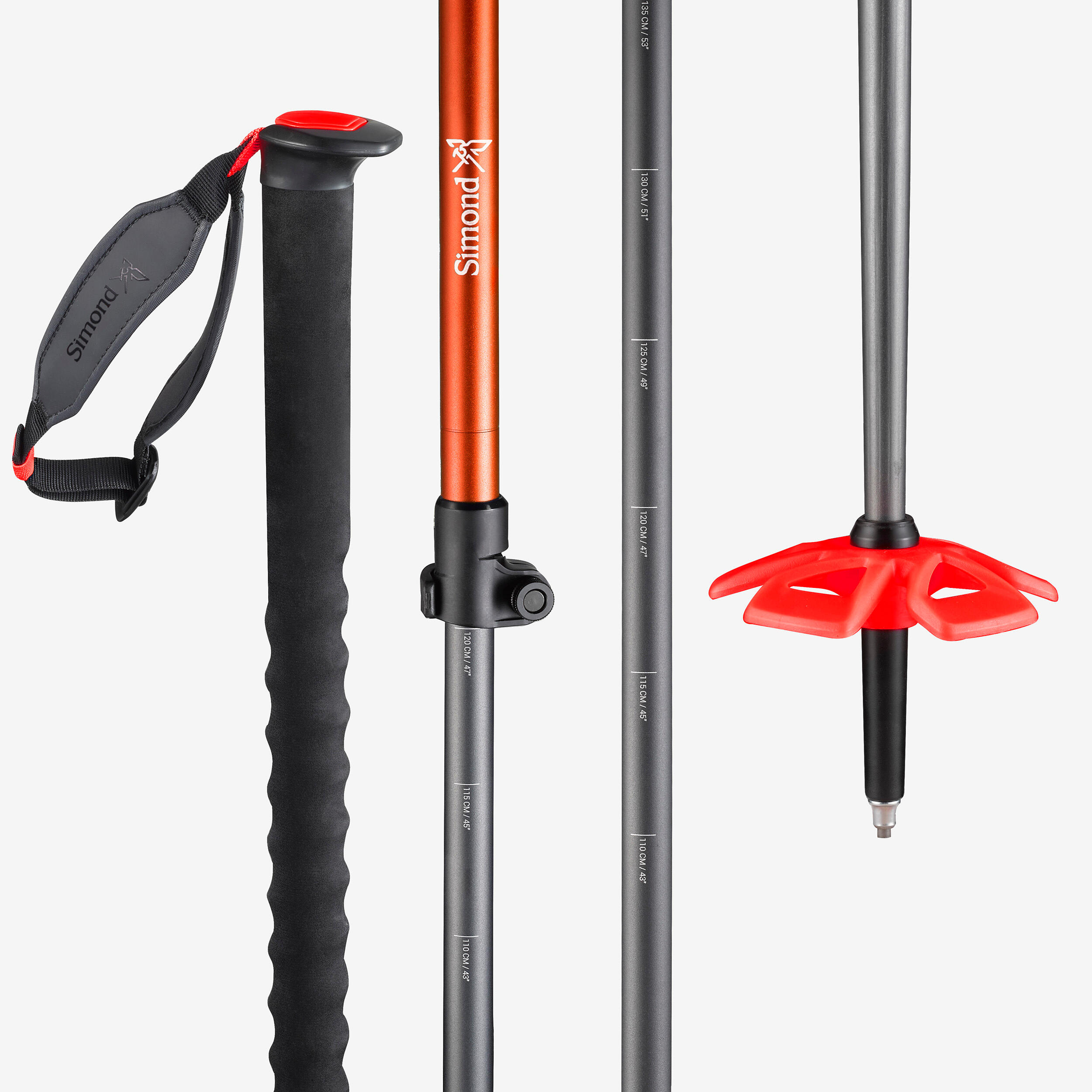 Bâtons de ski hors-piste télescopiques, Vario 2 Safety 3/5