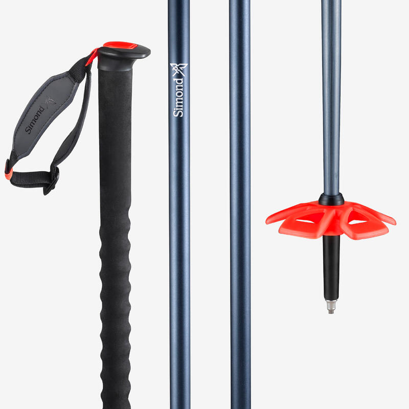 Felnőtt síbot, túrasí, freeride - Monoshaft Safety 