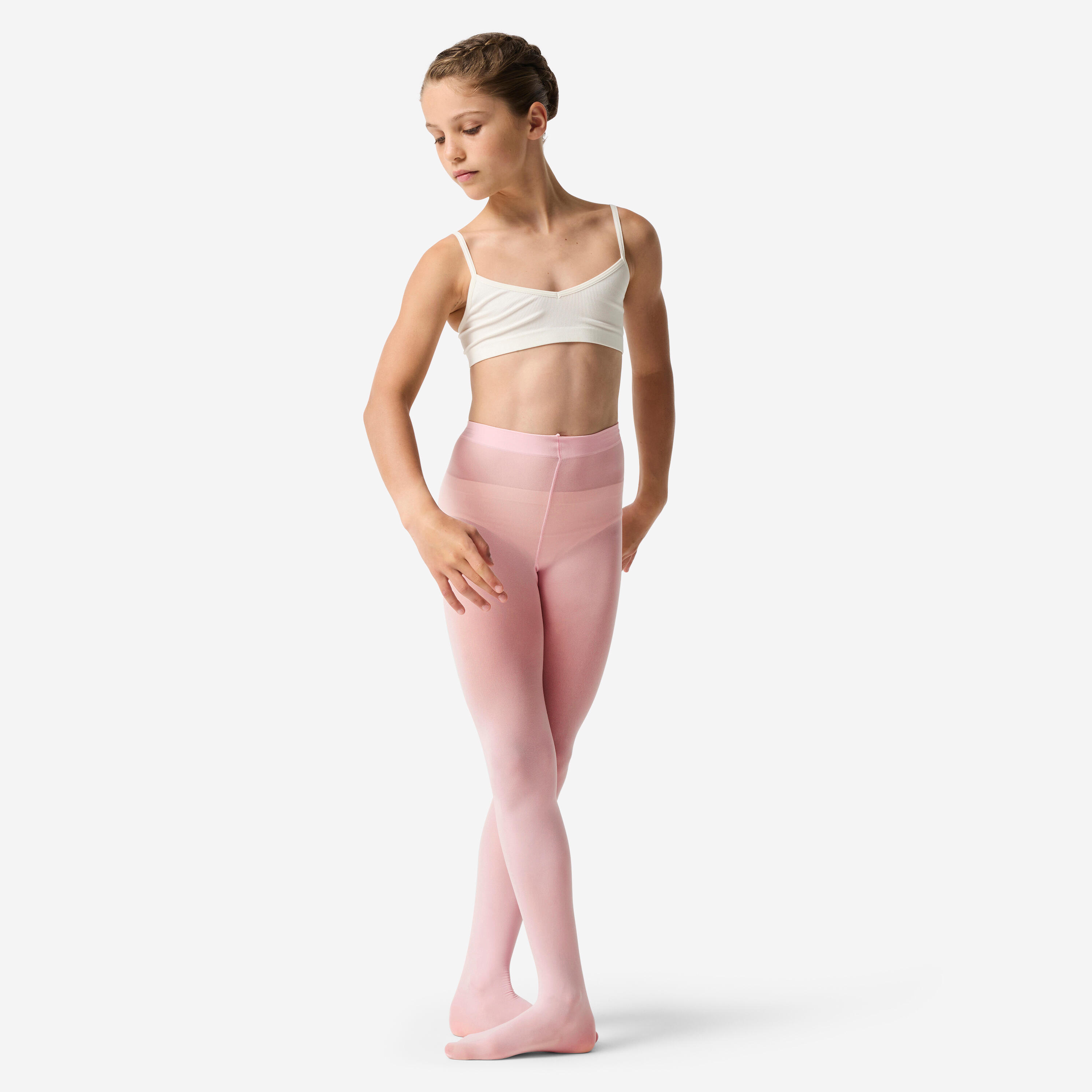 Collants de danse classique fille 2/6