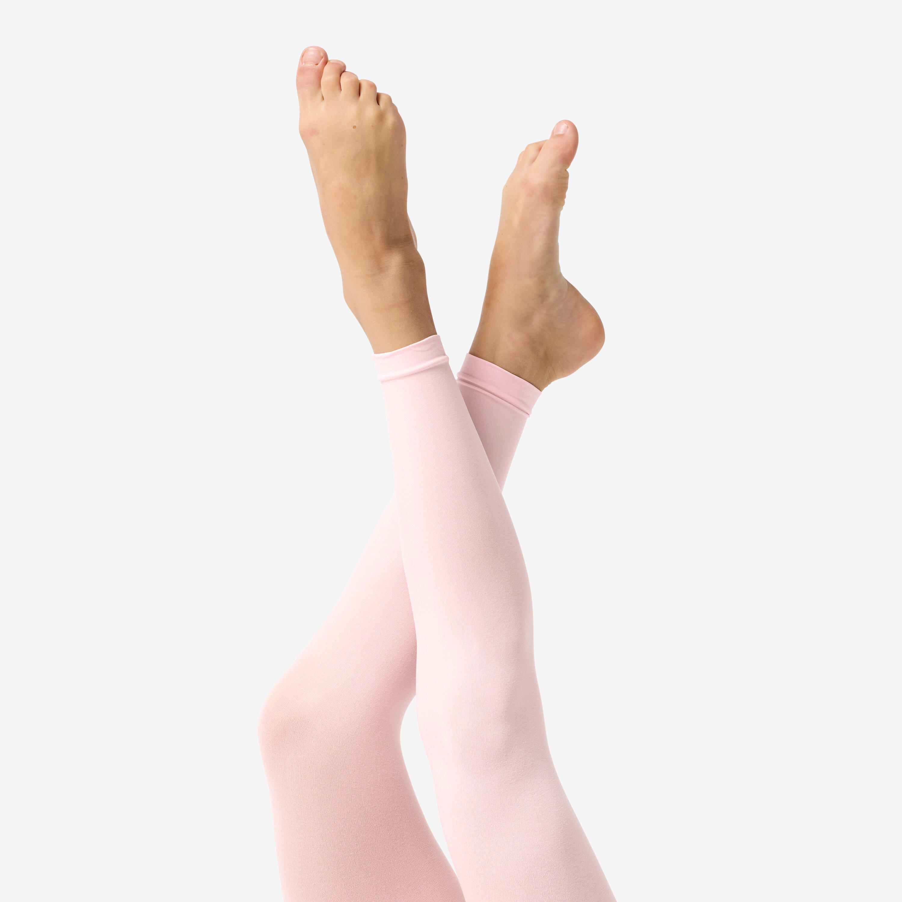 Collants de danse sans pieds enfant – rose 3/6