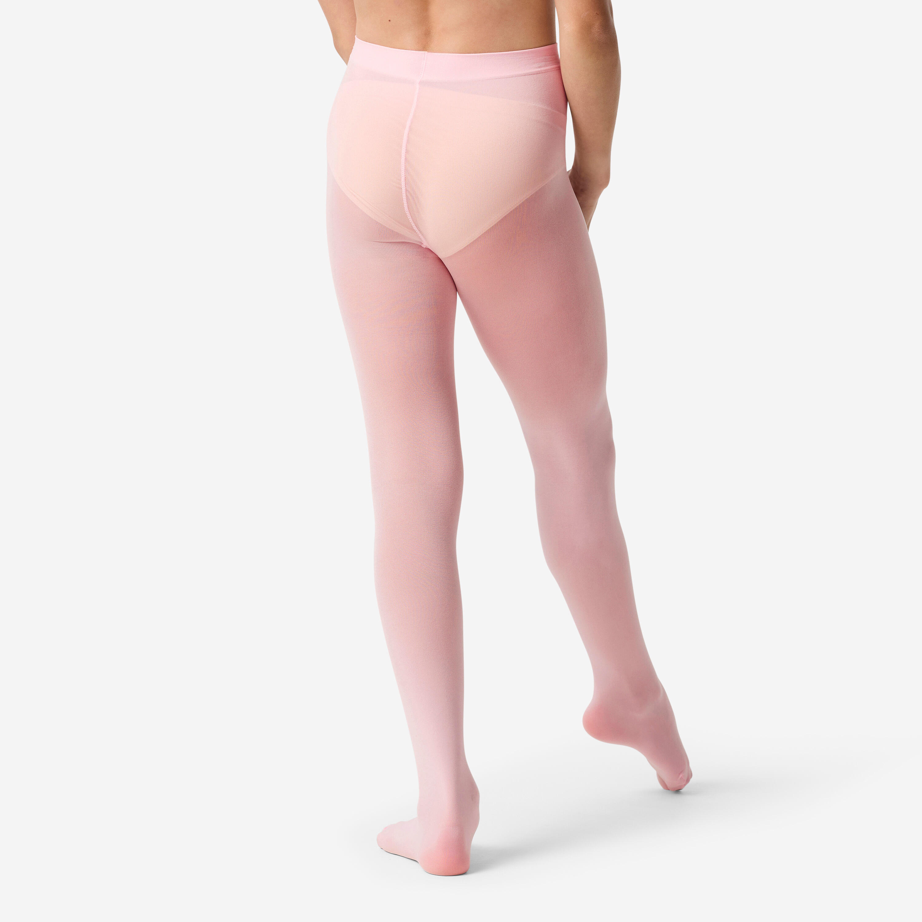 Balletmaillot zonder voet voor meisjes zwart
