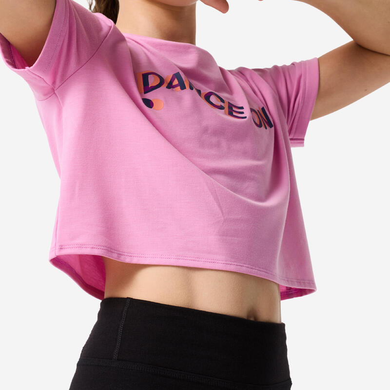 Lány tánc crop top 