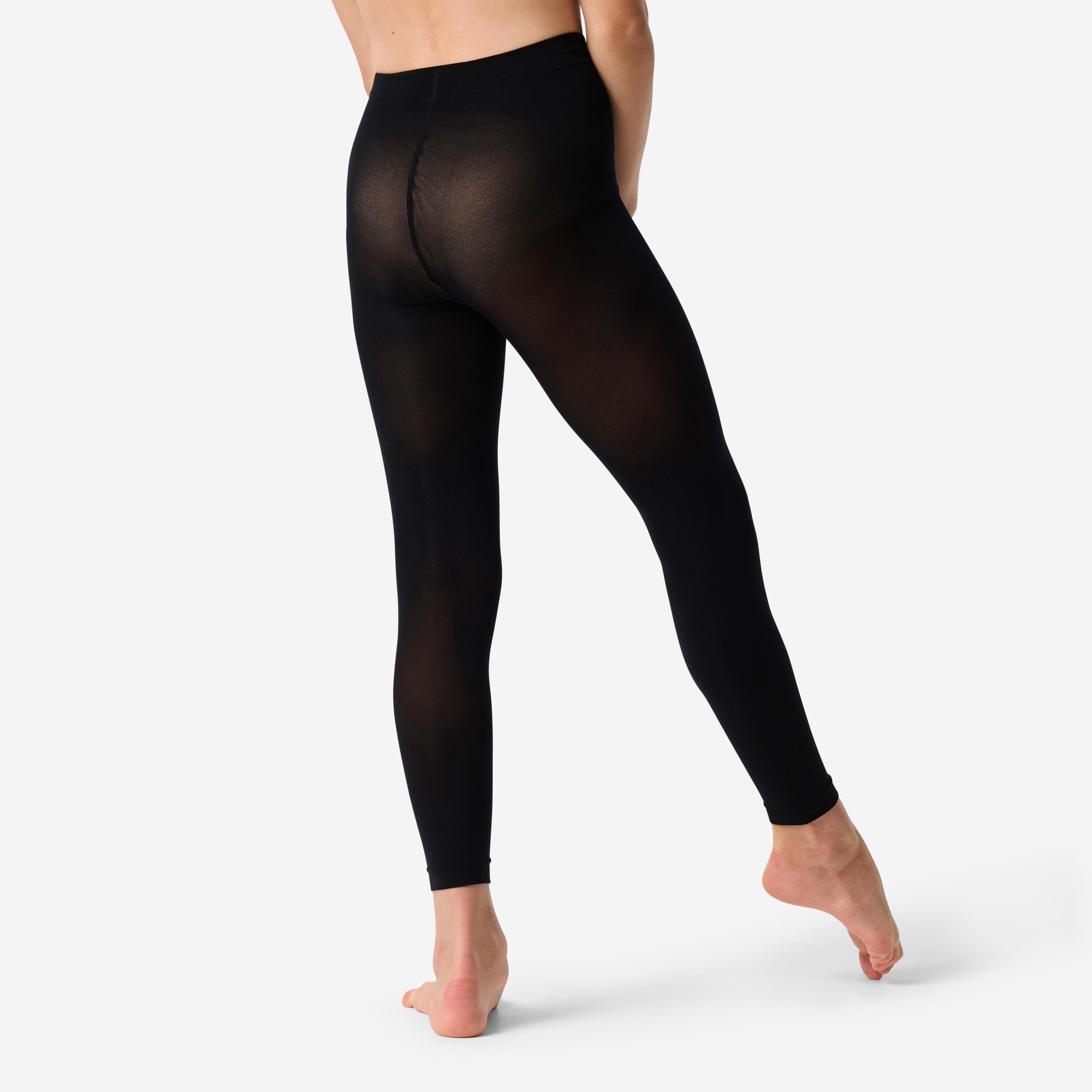 Collants de danse sans pieds enfant – noir 4/6