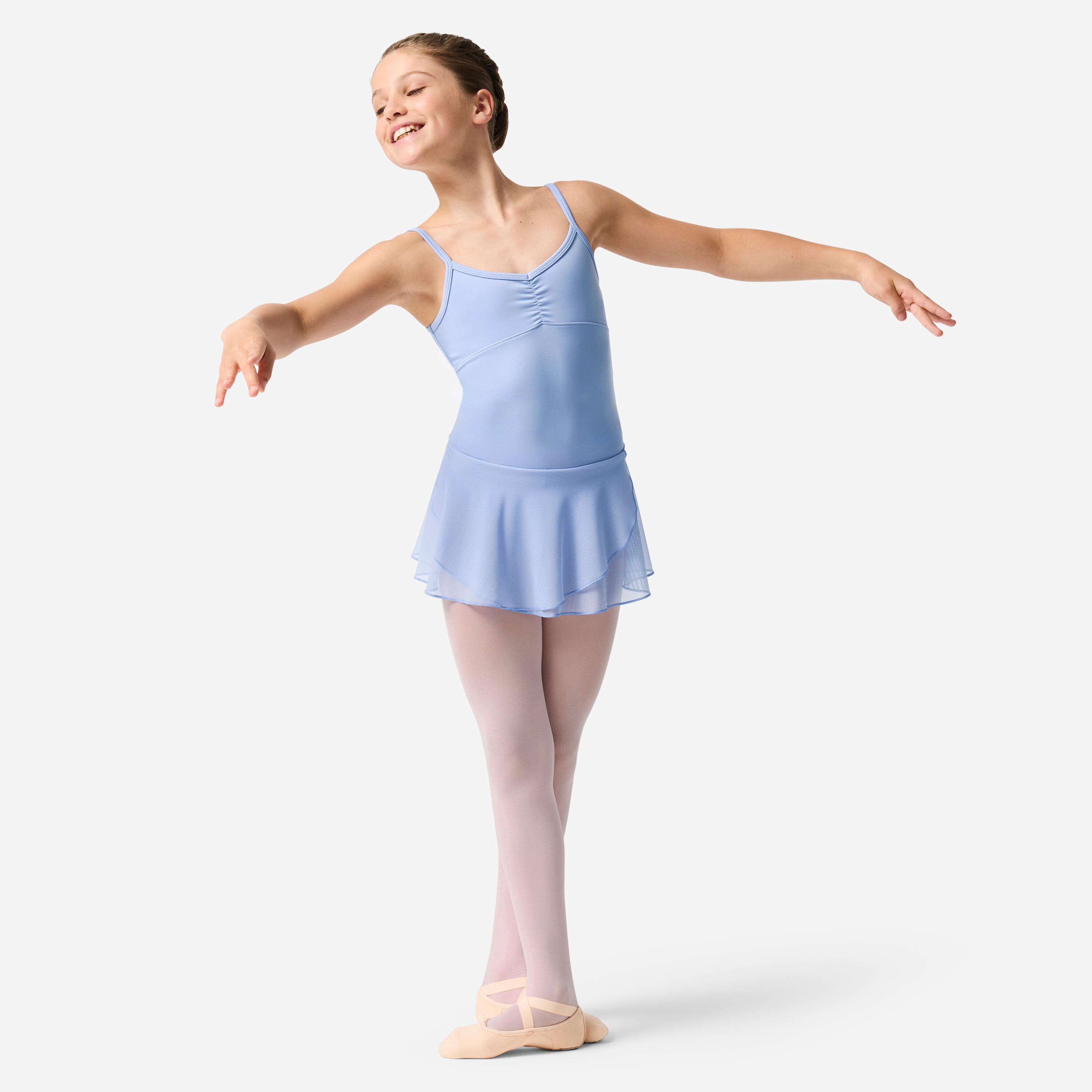 Léotard à jupette classique enfant – 150 - DOMYOS