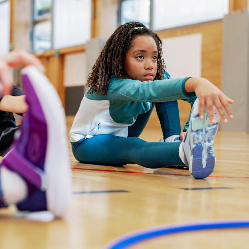 Çocuk Fermuarlı Spor Ayakkabı - Mavi/Yeşil - Playful