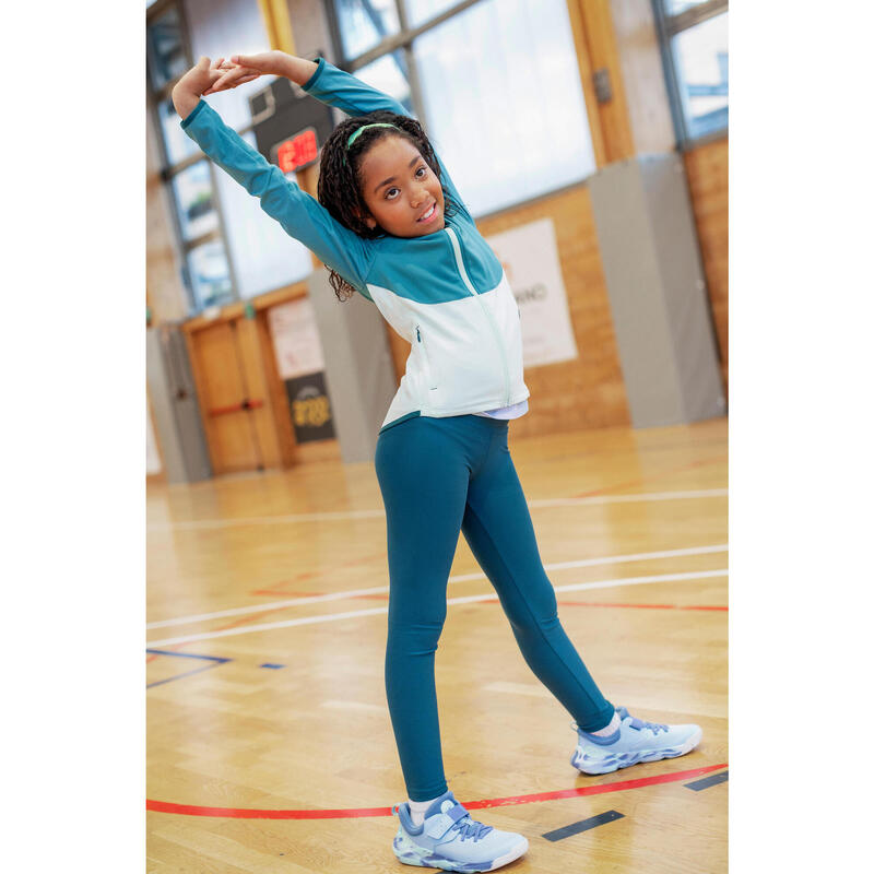 Çocuk Fermuarlı Spor Ayakkabı - Mavi/Yeşil - Playful