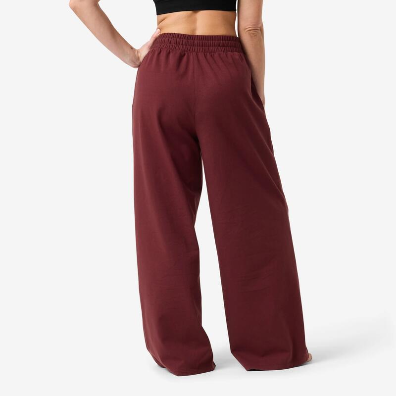Pantalon jogging fitness Bordo Damă