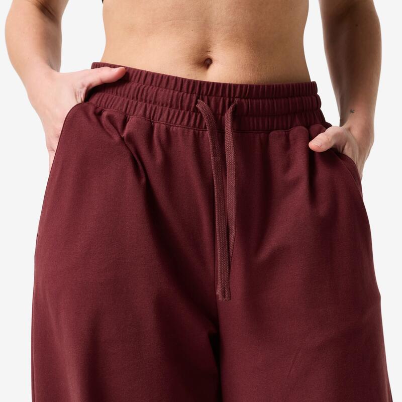 Pantalon jogging fitness Bordo Damă