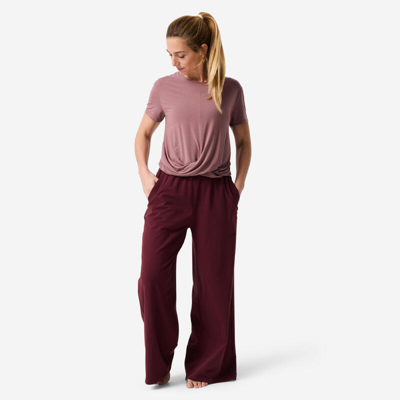 Tricou twist Taupe Damă
