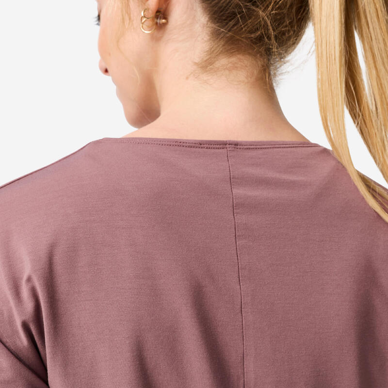 Tricou twist Taupe Damă