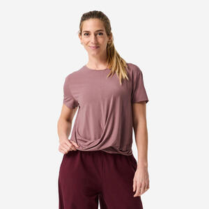 Camiseta Twist Mujer Color Topo